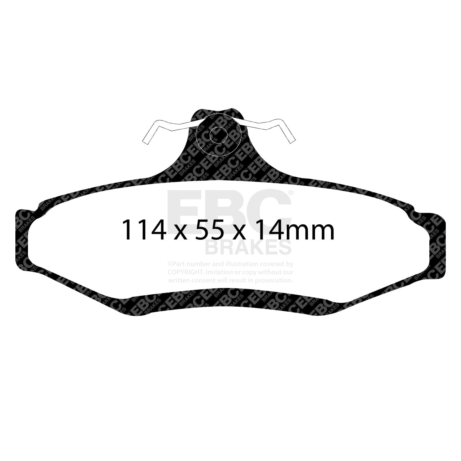 EBC Brakes - DP31197C - Disc Brake Pad image 5