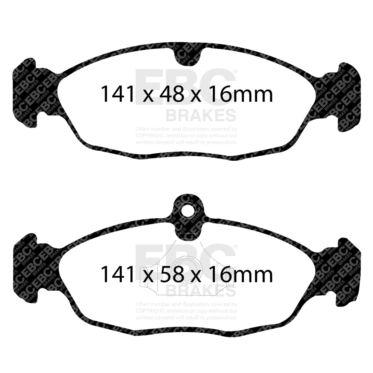 EBC Brakes - DP21198 - Disc Brake Pad image 6