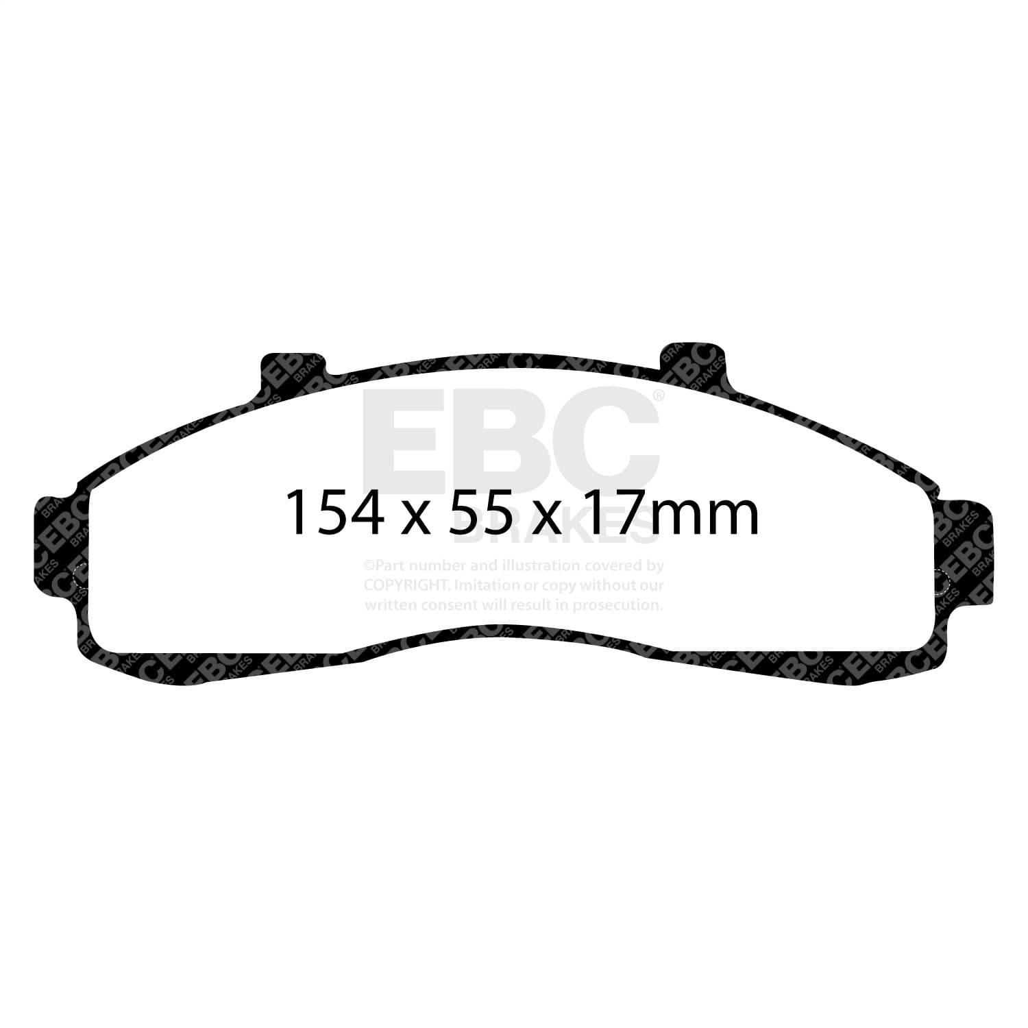 EBC Brakes - UD652 - Disc Brake Pad image 3