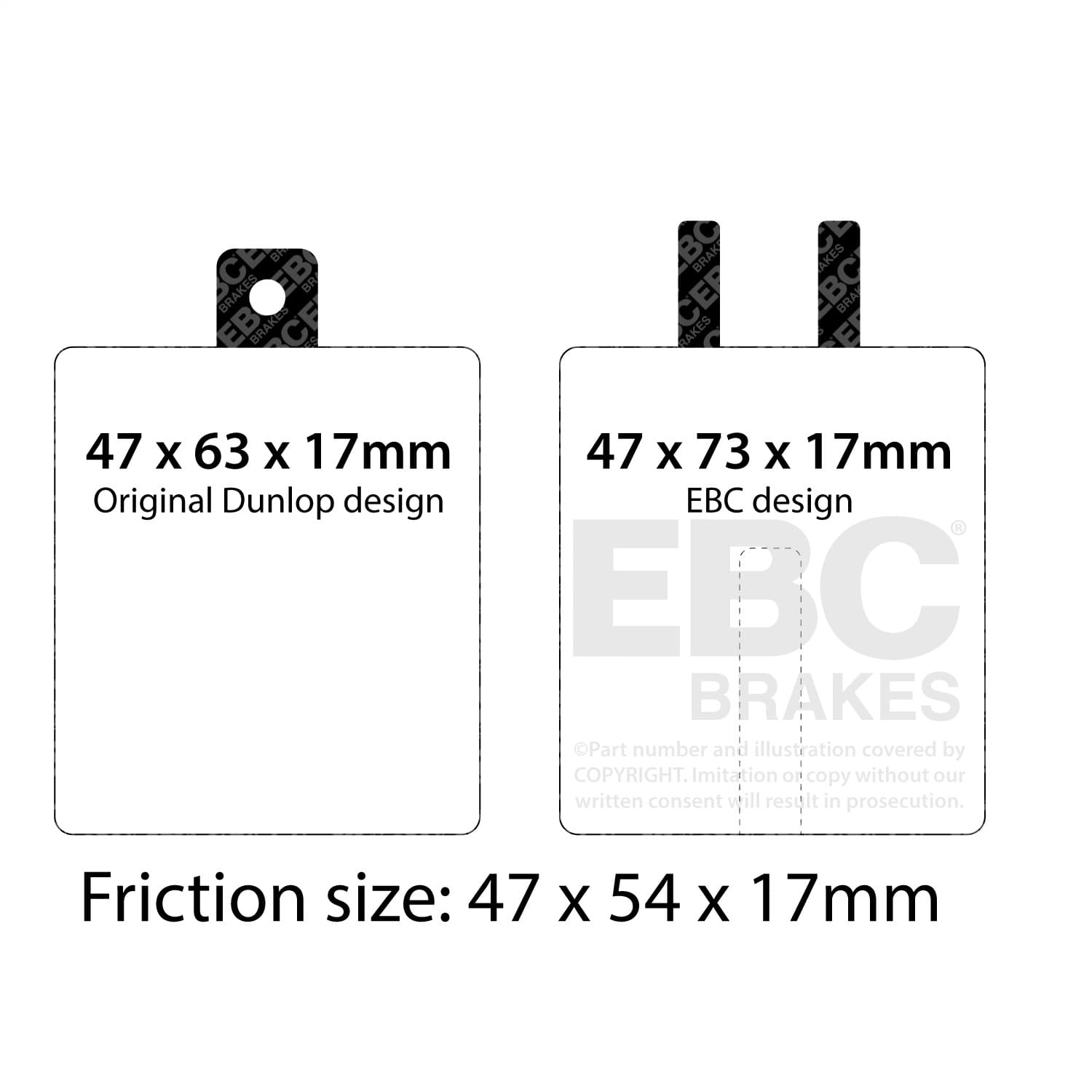 EBC Brakes - DP2120 - Disc Brake Pad image 3
