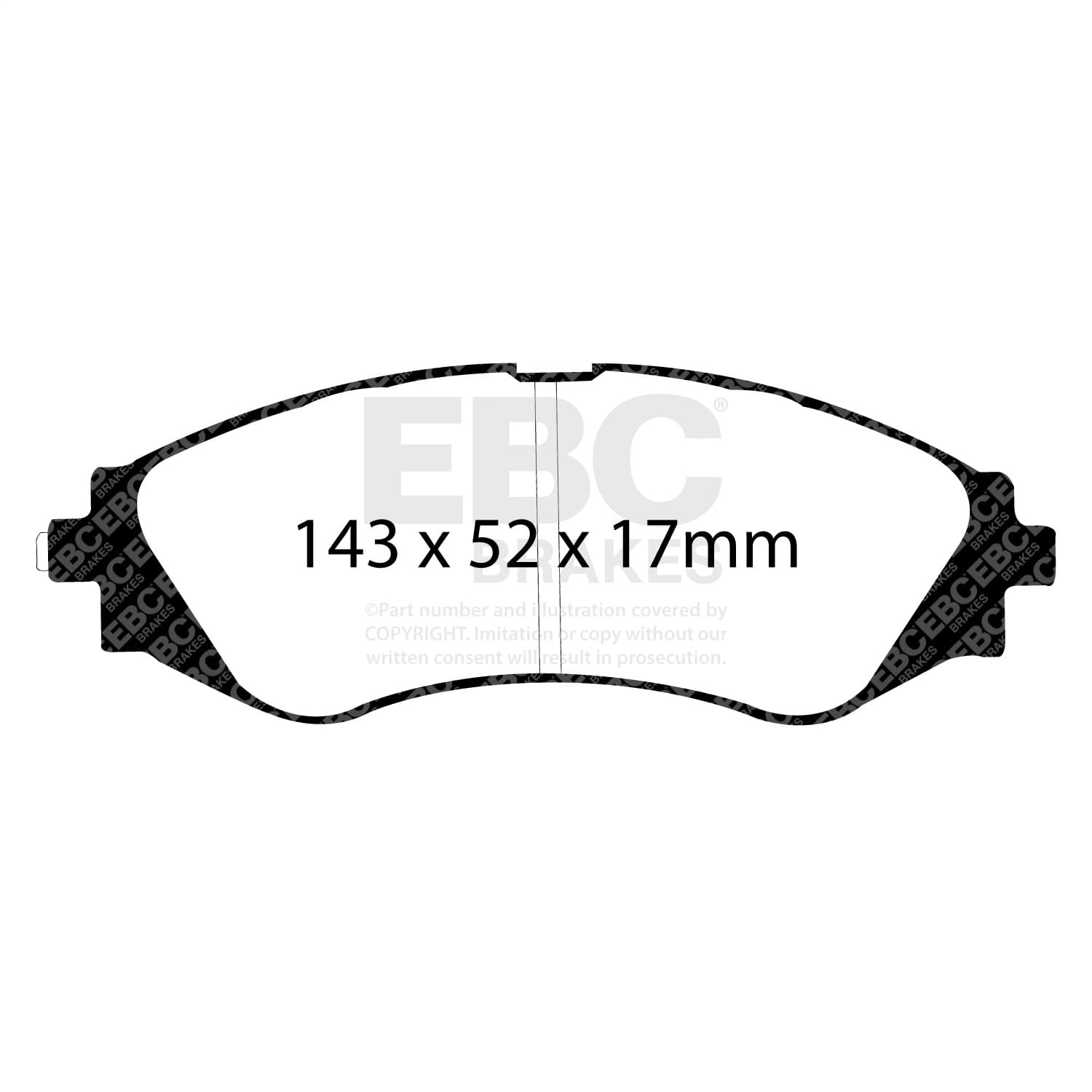 EBC Brakes - DP21209 - Disc Brake Pad image 2