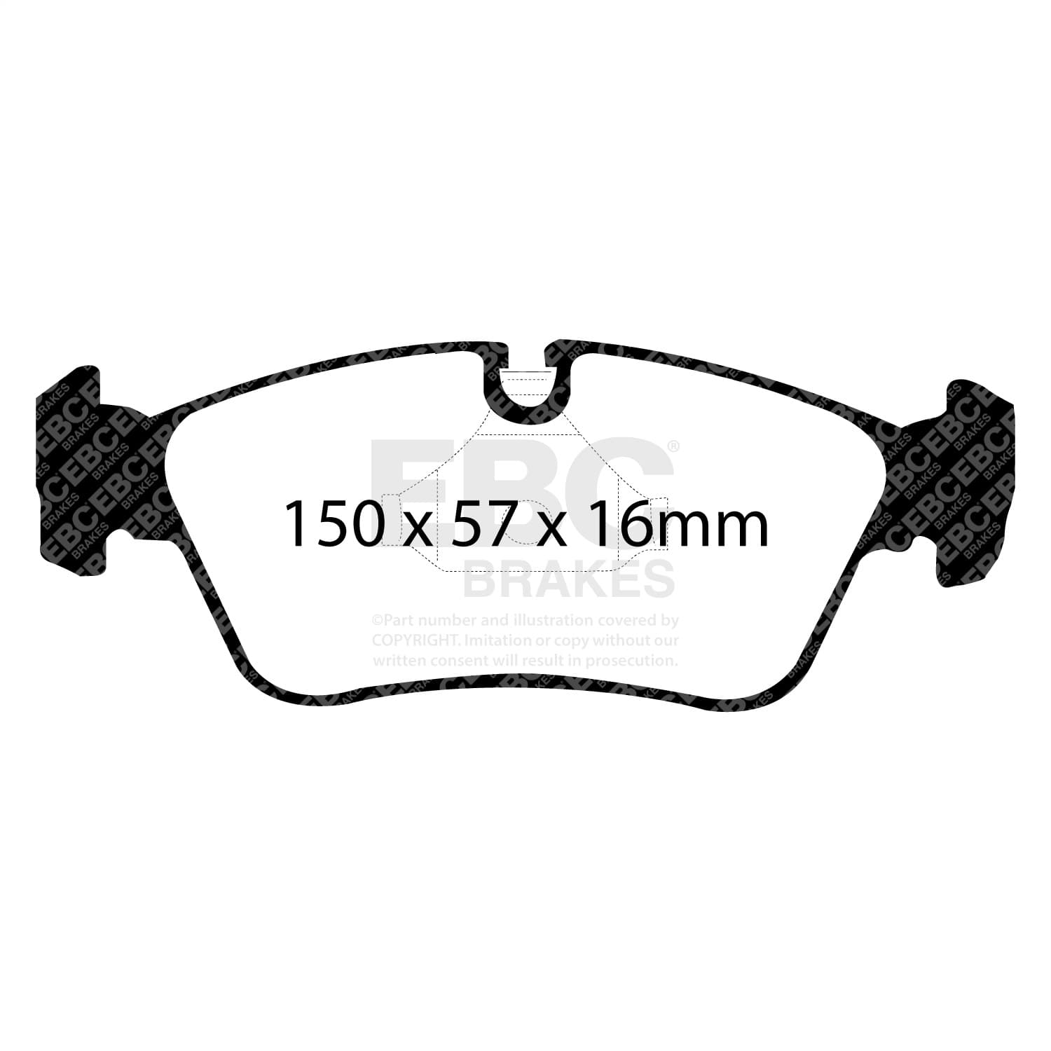 EBC Brakes - DP41211R - Disc Brake Pad image 3