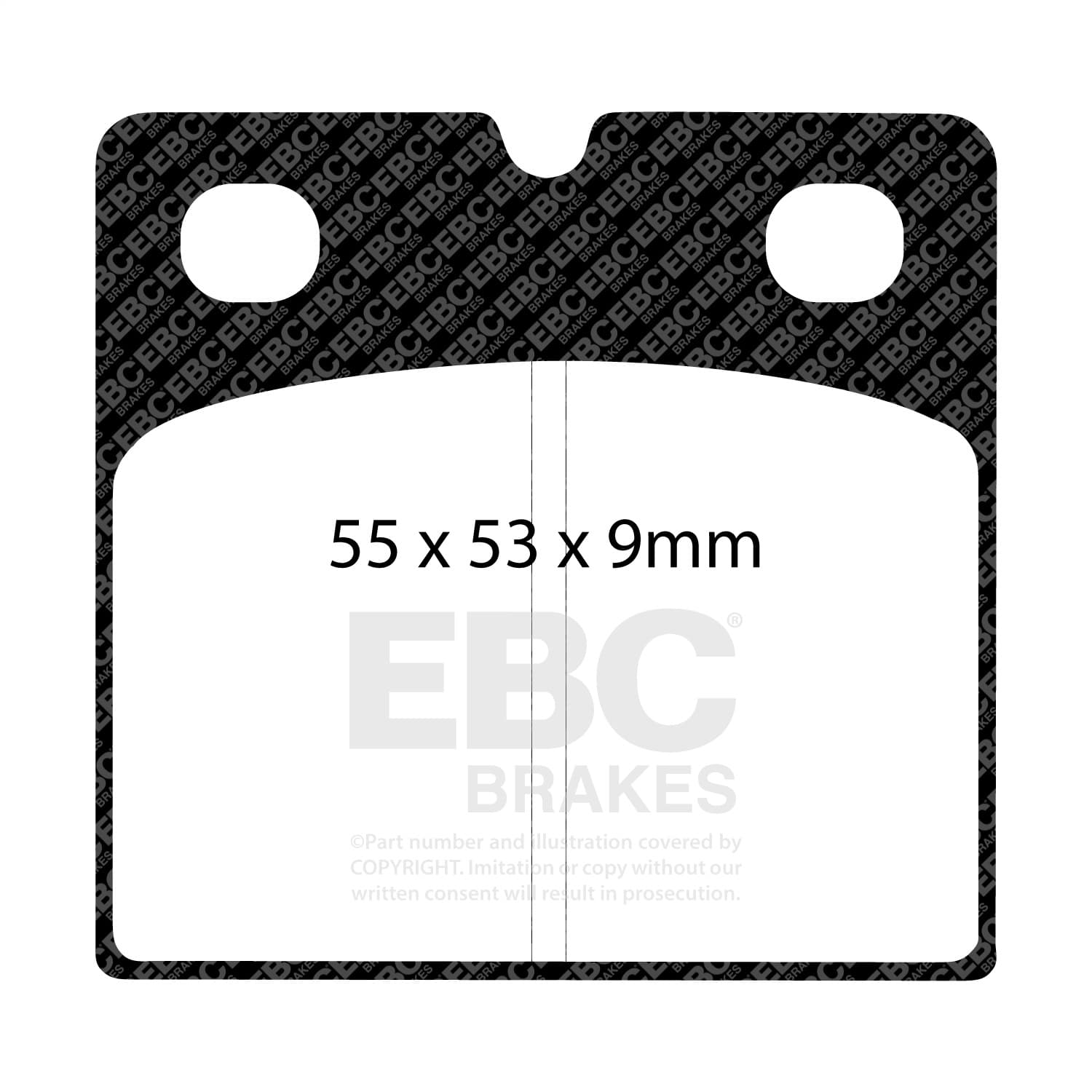 EBC Brakes - UD971 - Disc Brake Pad image 3