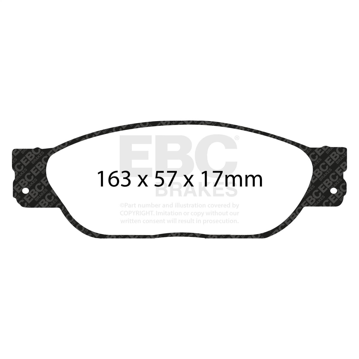 EBC Brakes - DP31220C - Disc Brake Pad image 3