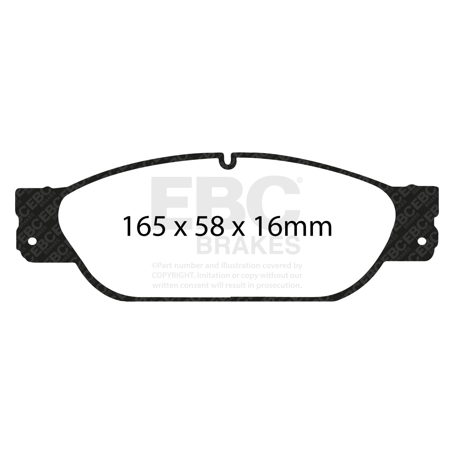 EBC Brakes - DP21220/2 - Disc Brake Pad image 4