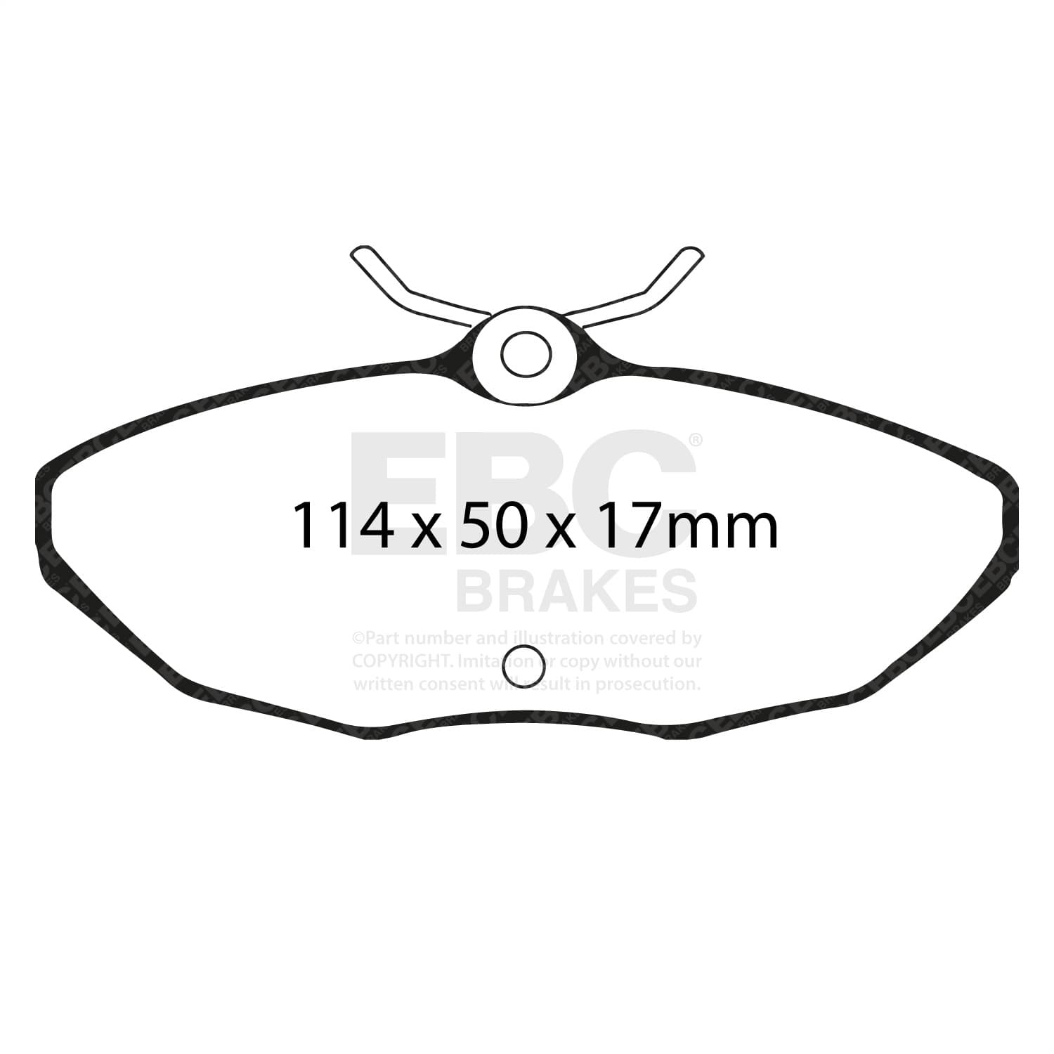 EBC Brakes - DP31221C - Disc Brake Pad image 3