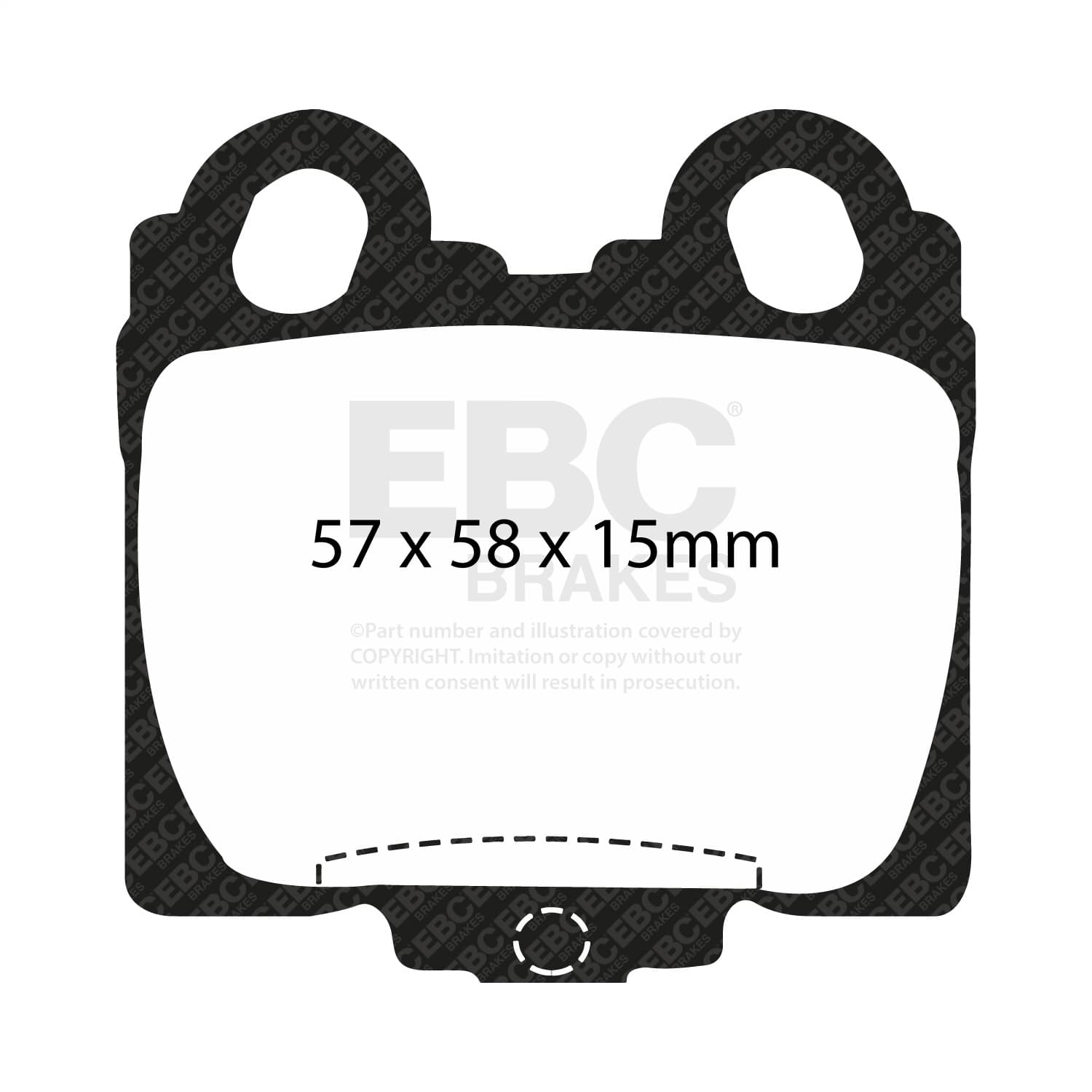 EBC Brakes - DP41224R - Disc Brake Pad image 3