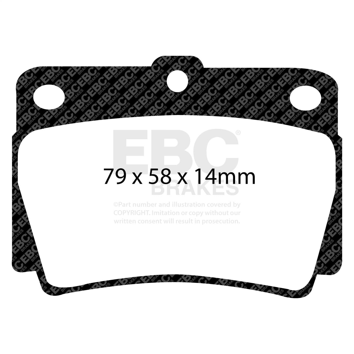 EBC Brakes - UD733 - Disc Brake Pad image 5