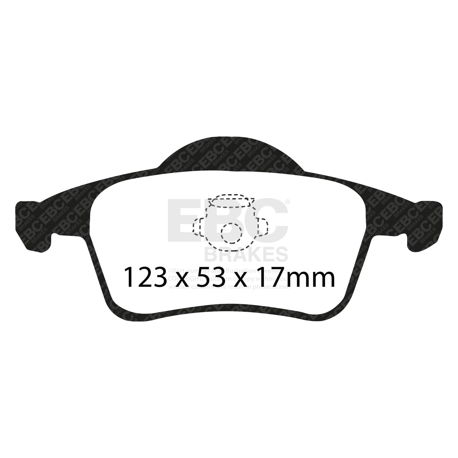 EBC Brakes - DP21231 - Disc Brake Pad image 2