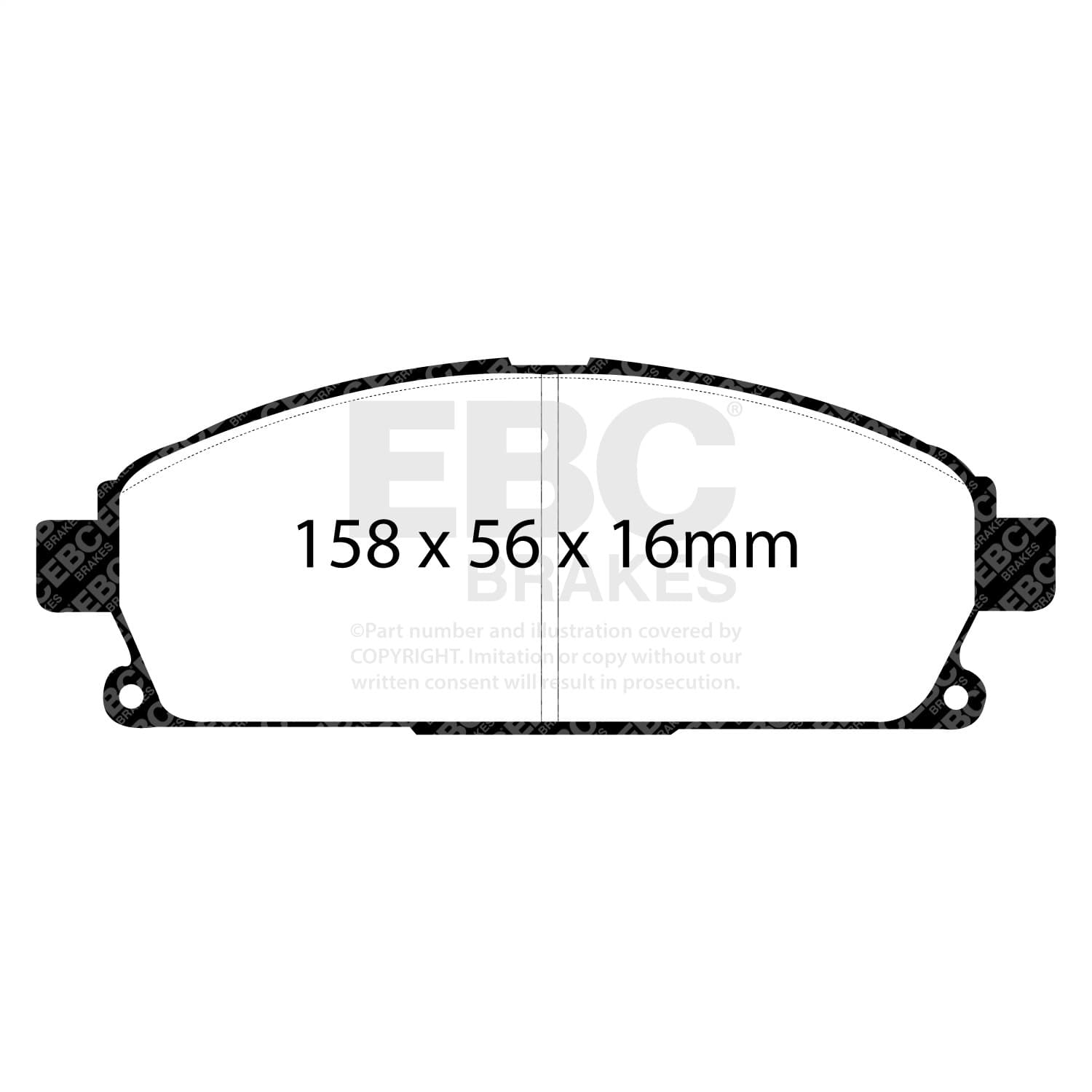 EBC Brakes - DP31247C - Disc Brake Pad image 5