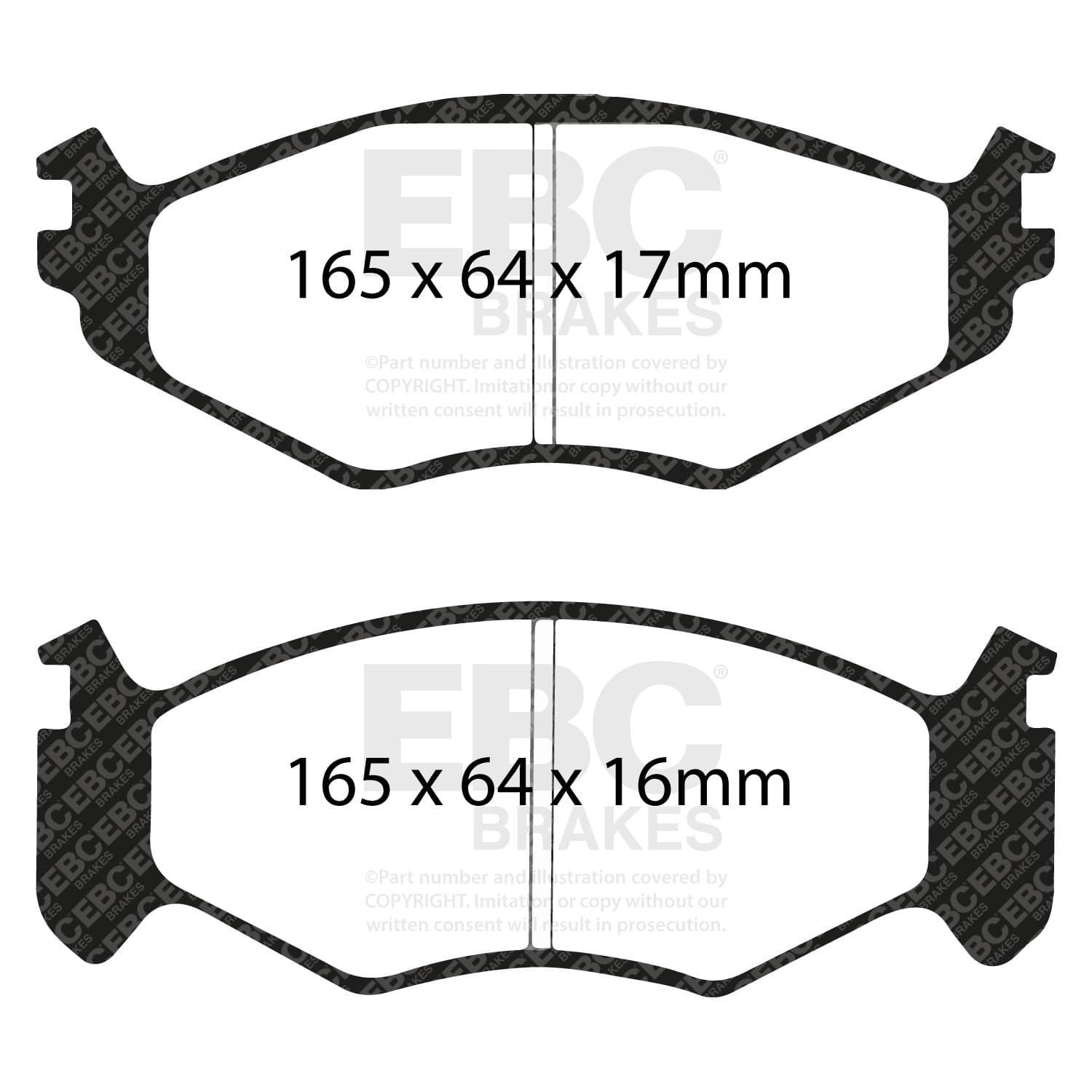 EBC Brakes - UD522 - Disc Brake Pad image 5