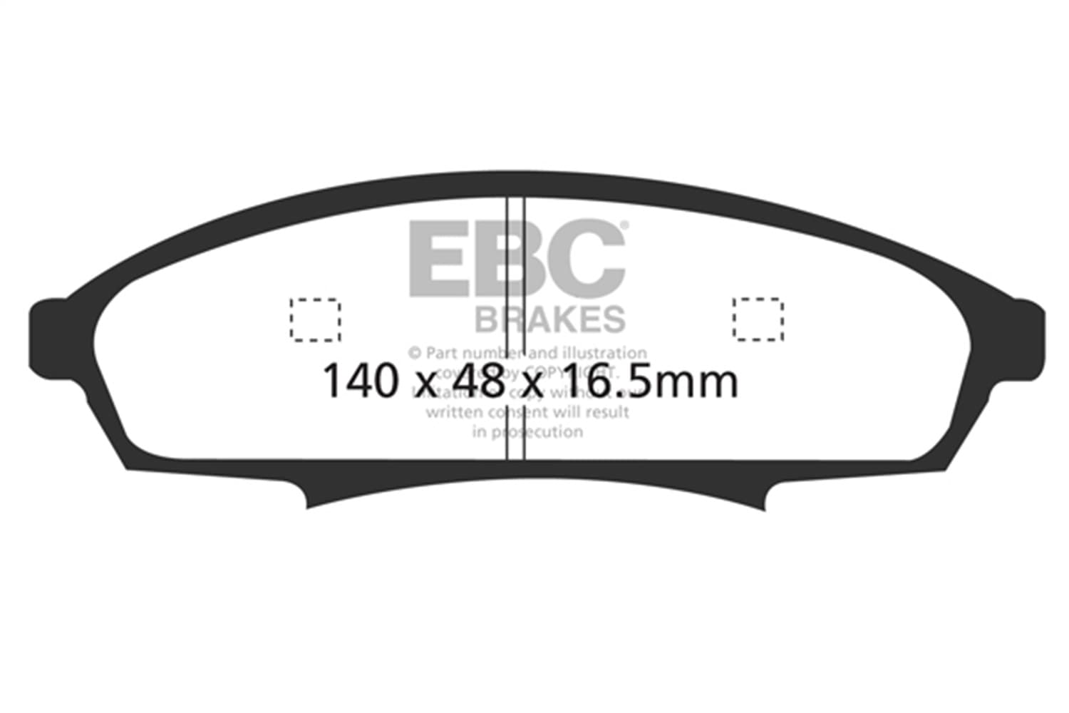 EBC Brakes - DP41252R - Disc Brake Pad image 3