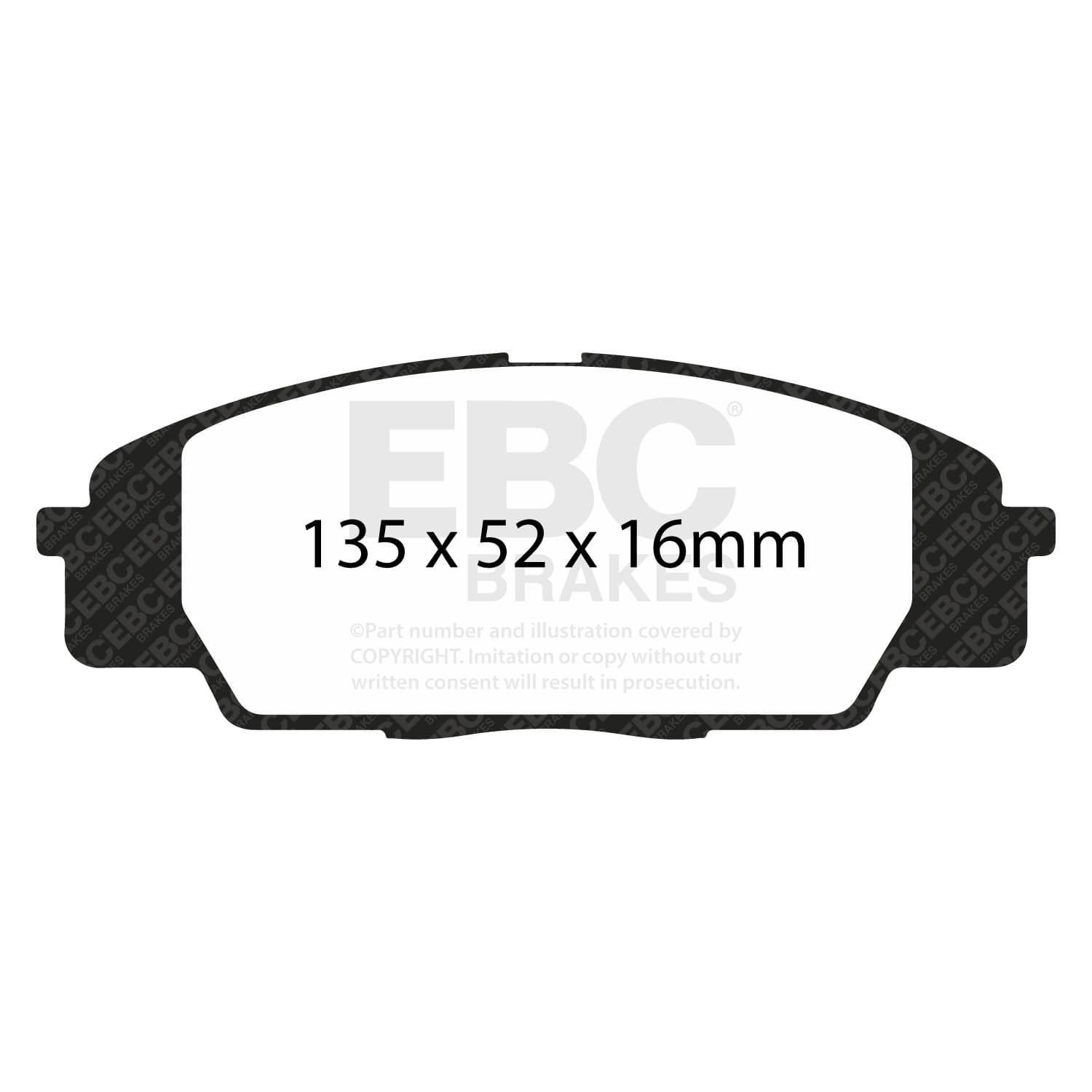 EBC Brakes - DP41254R - Disc Brake Pad image 4