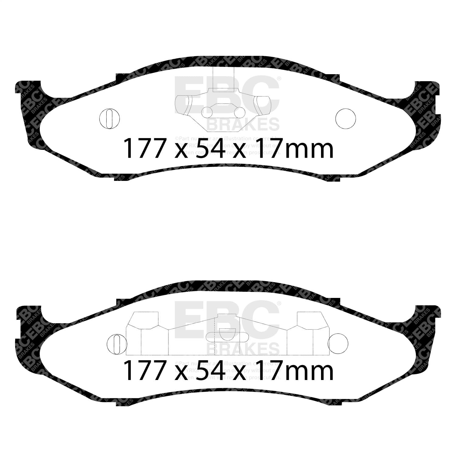 EBC Brakes - DP41255R - Disc Brake Pad image 4