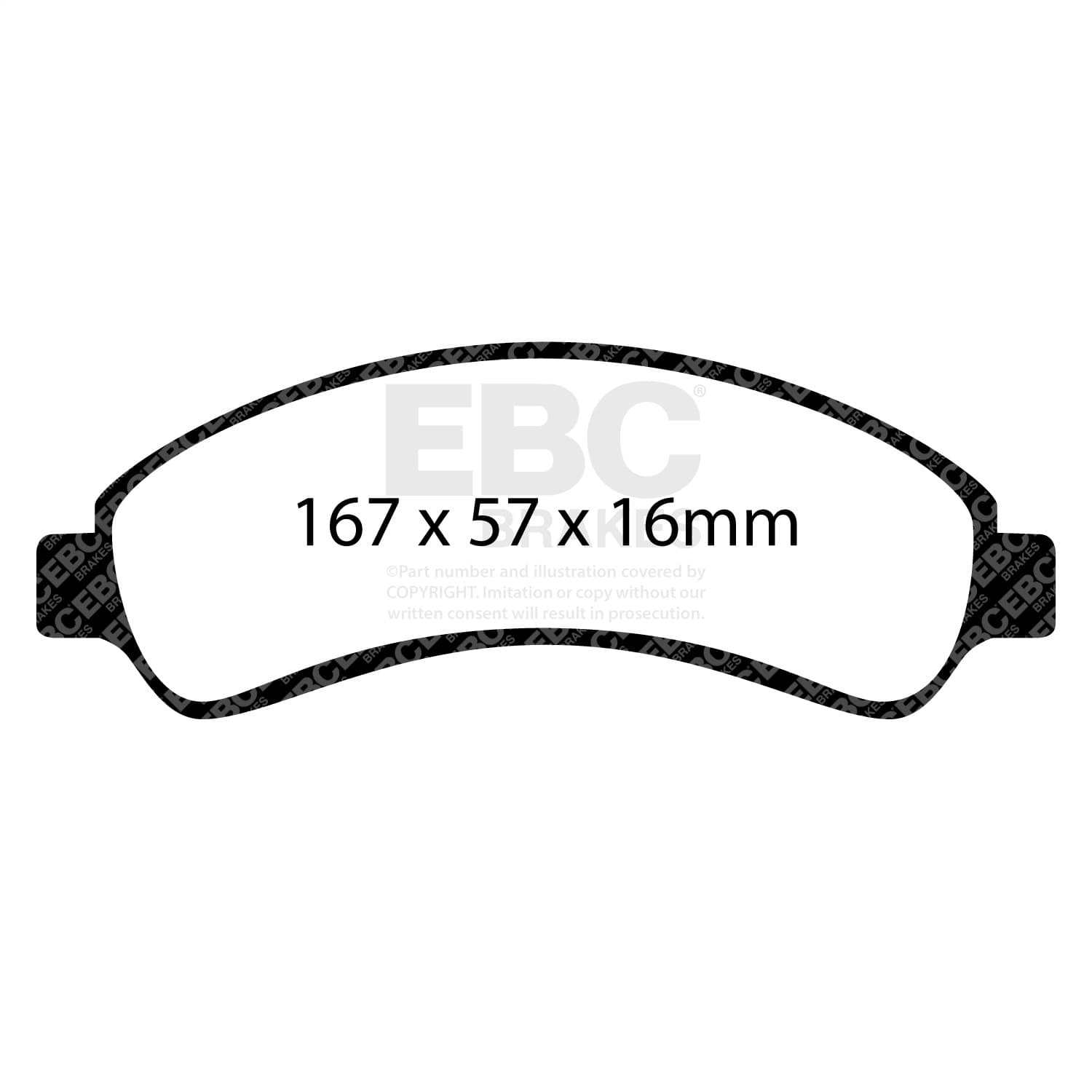 EBC Brakes - DP41256R - Disc Brake Pad image 5