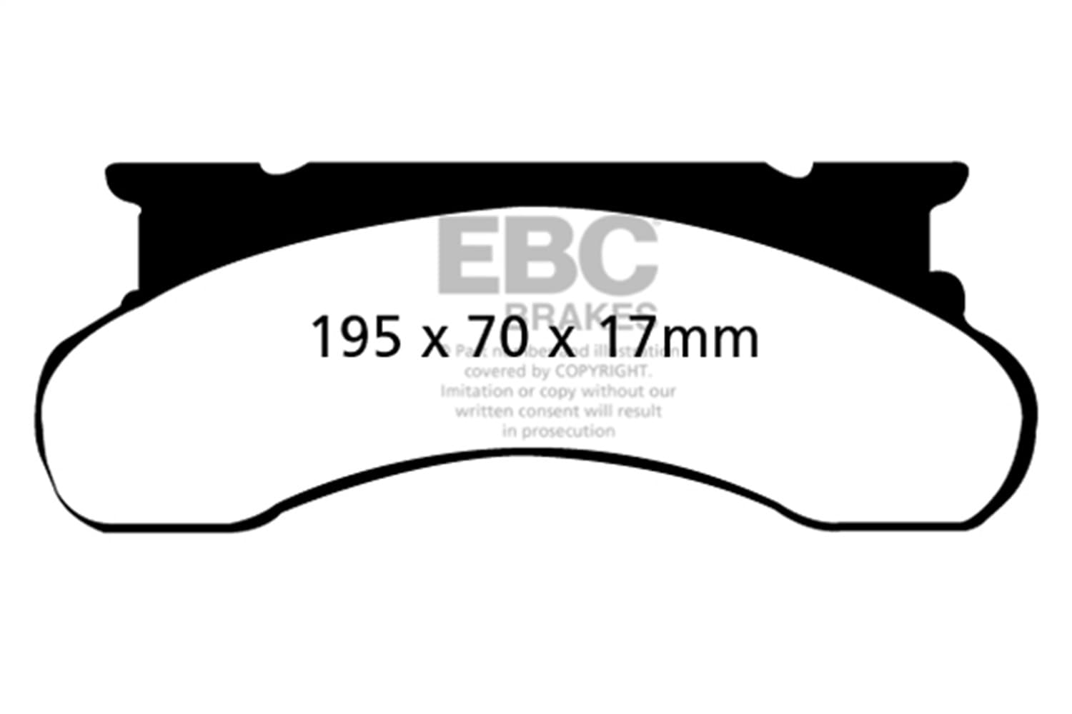 EBC Brakes - DP61258 - Disc Brake Pad image 4