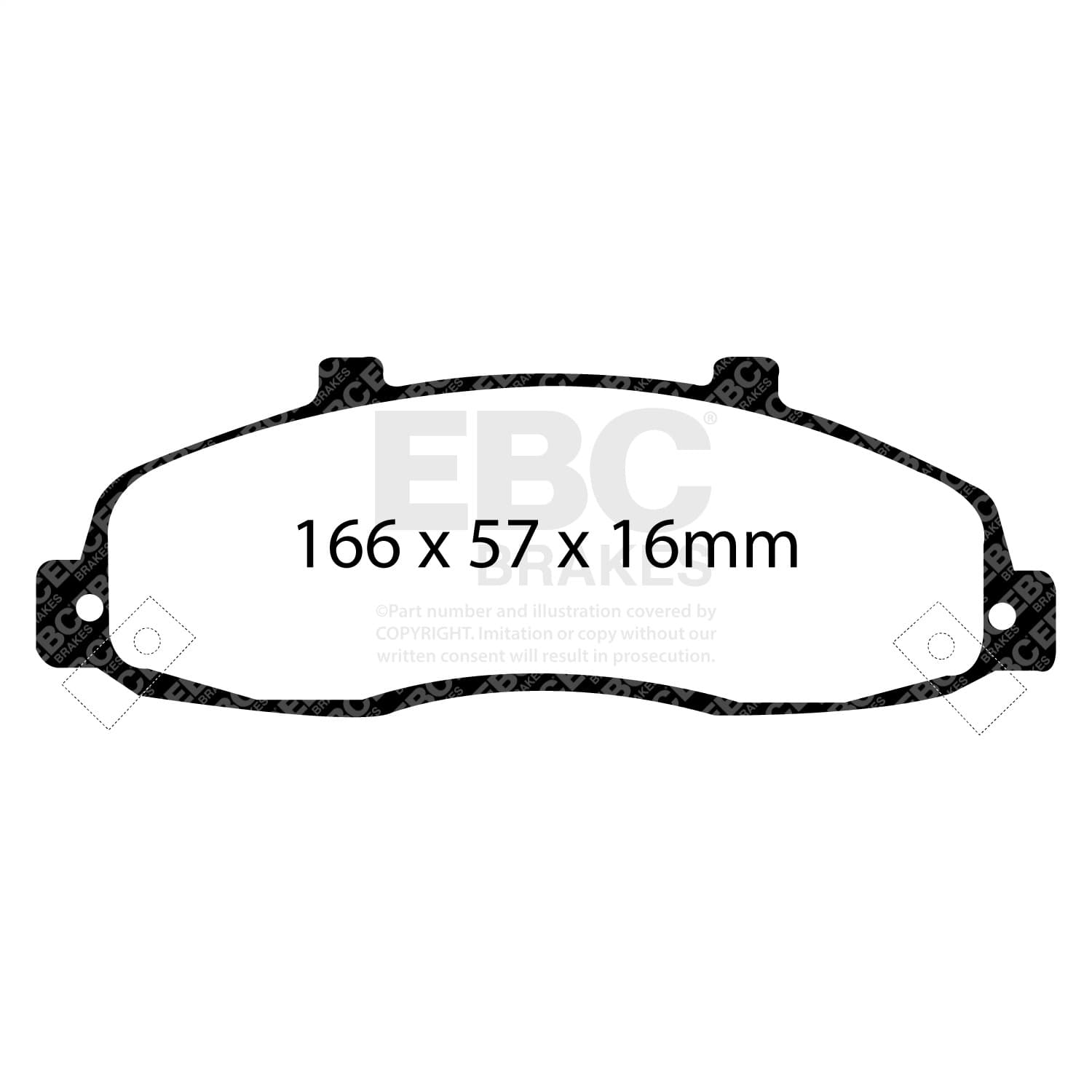 EBC Brakes - DP41259R - Disc Brake Pad image 3