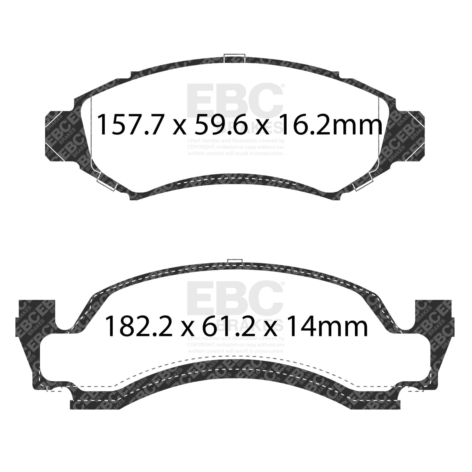 EBC Brakes - DP41265R - Disc Brake Pad image 4