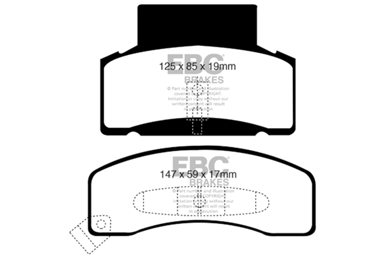 EBC Brakes - DP41268R - Disc Brake Pad image 5