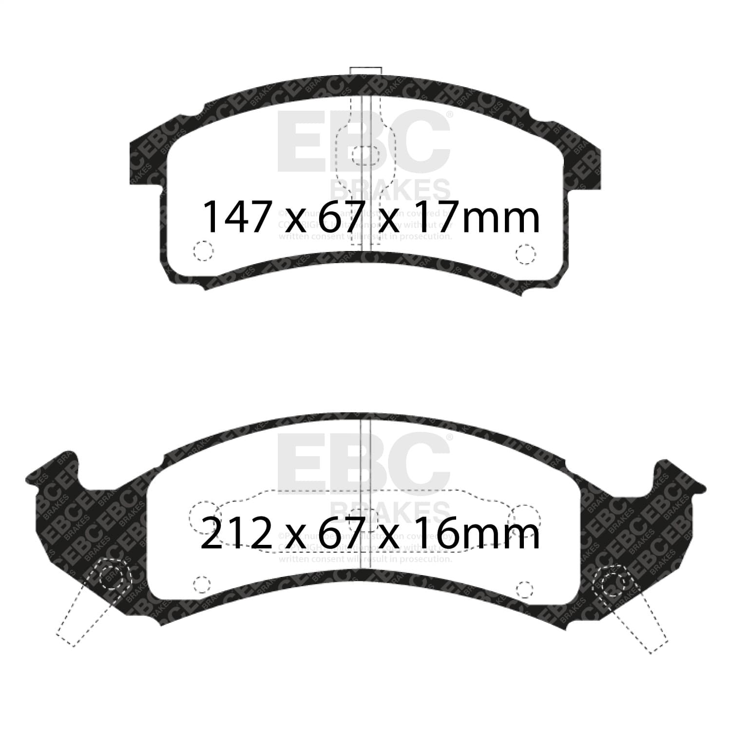 EBC Brakes - DP41271R - Disc Brake Pad image 3
