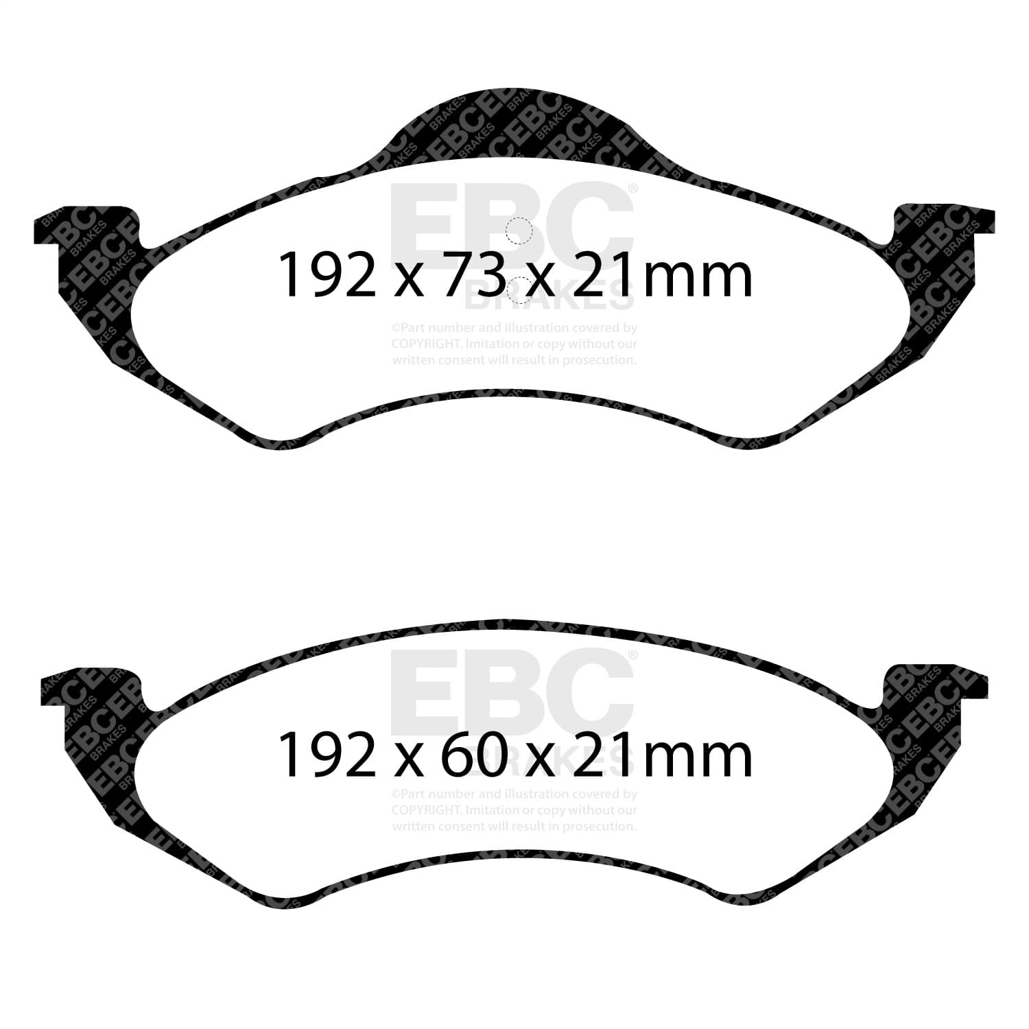 EBC Brakes - DP61275 - Disc Brake Pad image 2