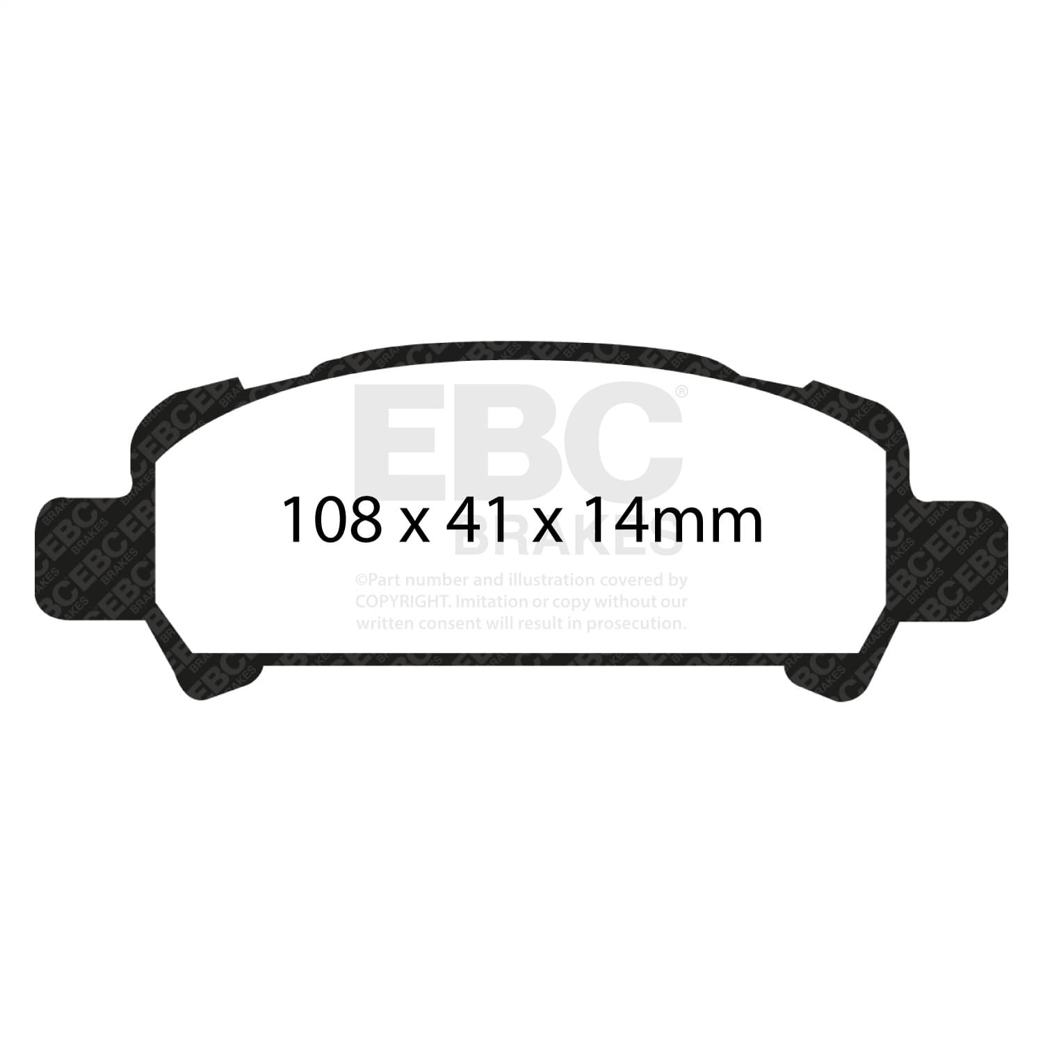 EBC Brakes - DP31293C - Disc Brake Pad image 4