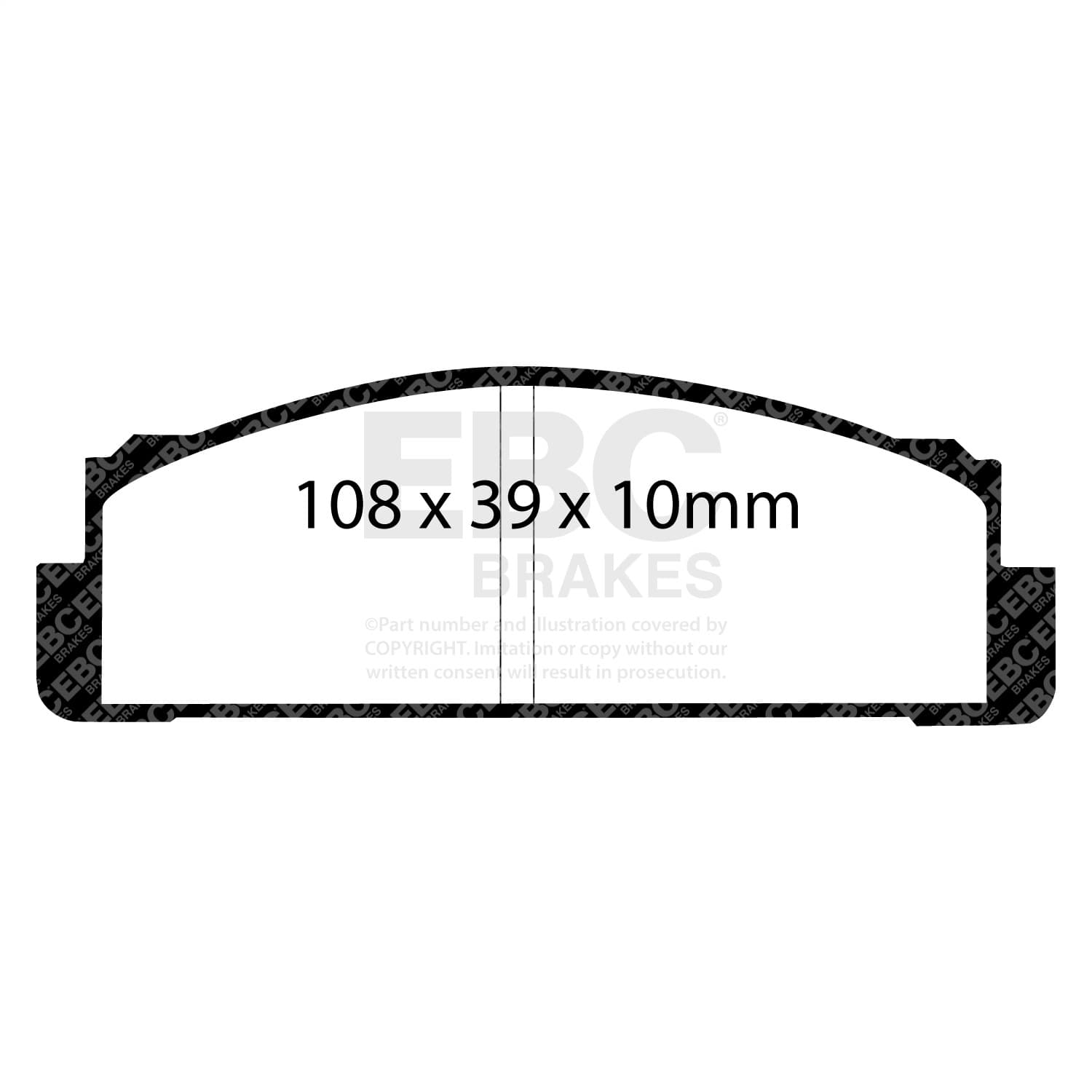 EBC Brakes - DP2130 - Disc Brake Pad image 4
