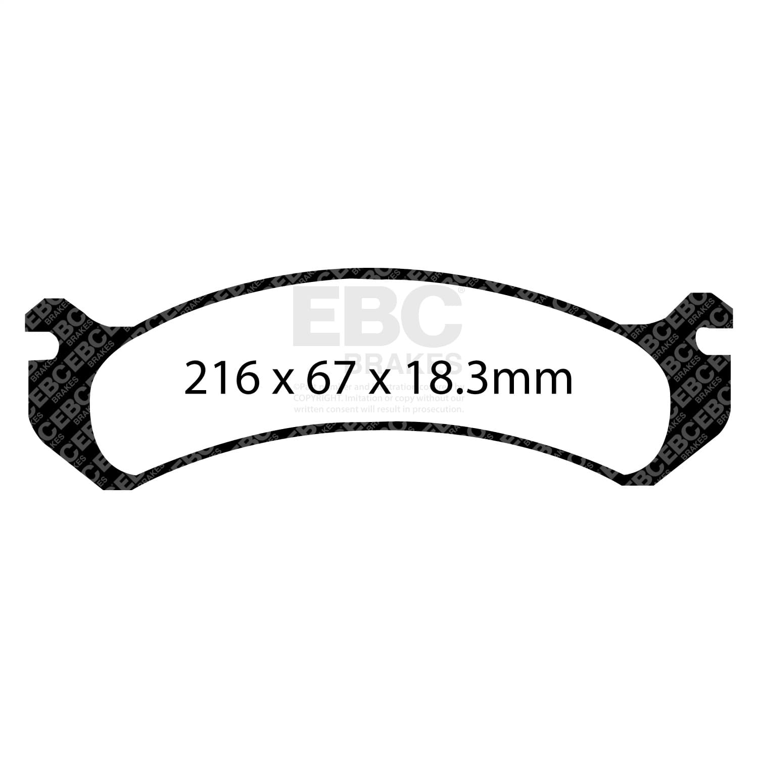 EBC Brakes - DP41305R - Disc Brake Pad image 3