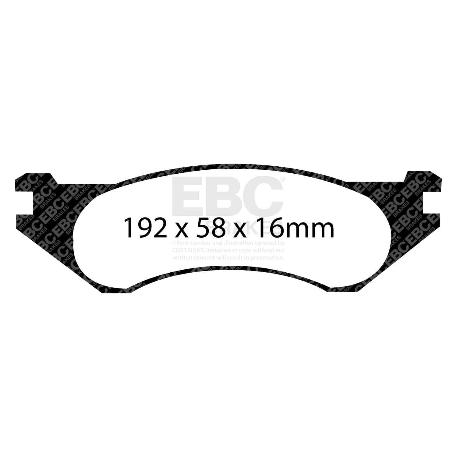 EBC Brakes - DP41306R - Disc Brake Pad image 2