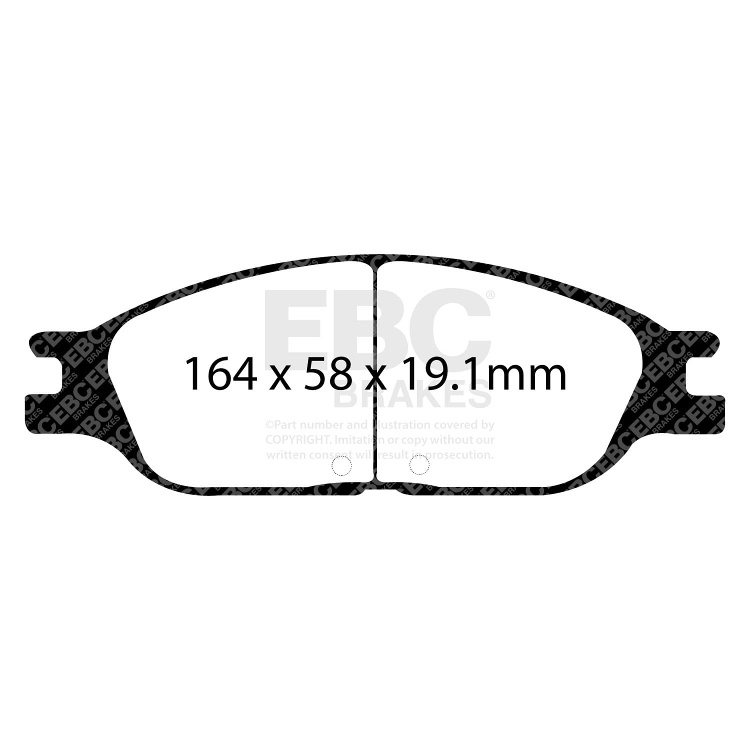 EBC Brakes - UD803 - Disc Brake Pad image 3