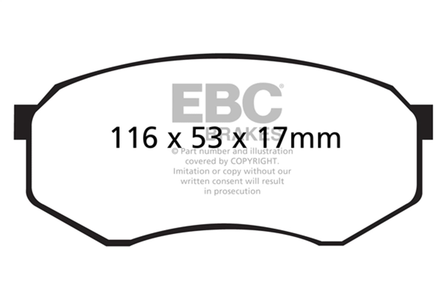 EBC Brakes - DP41317R - Disc Brake Pad image 3