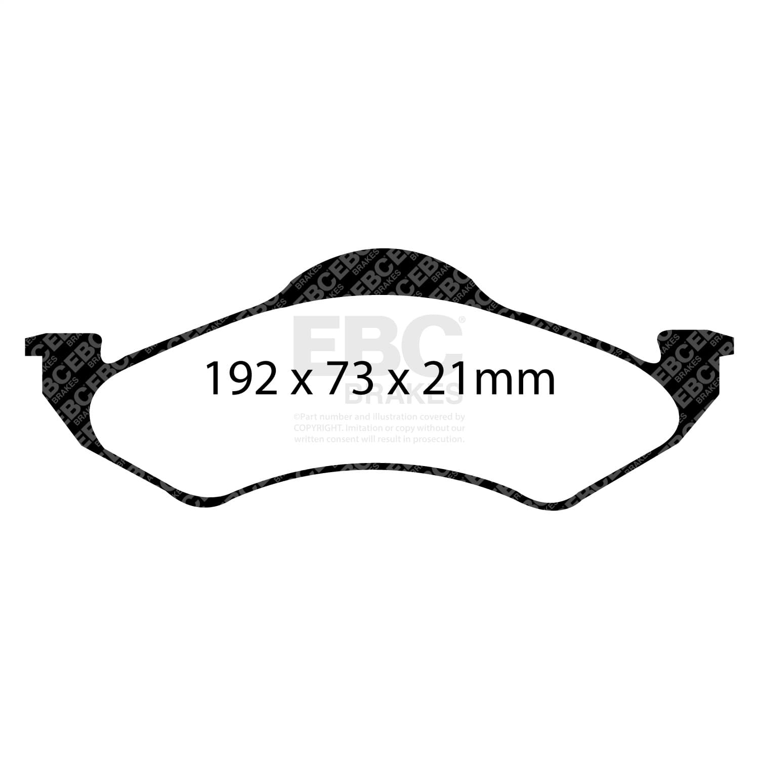 EBC Brakes - DP61318 - Disc Brake Pad image 2