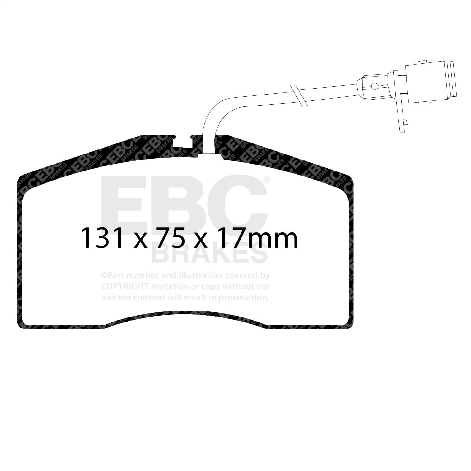 EBC Brakes - DP41327R - Disc Brake Pad image 3