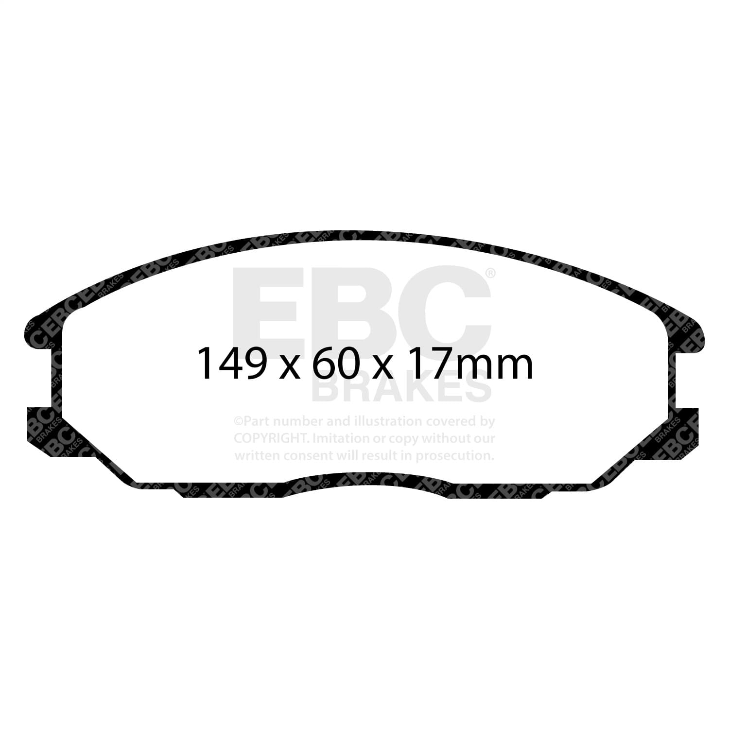 EBC Brakes - DP41332R - Disc Brake Pad image 3