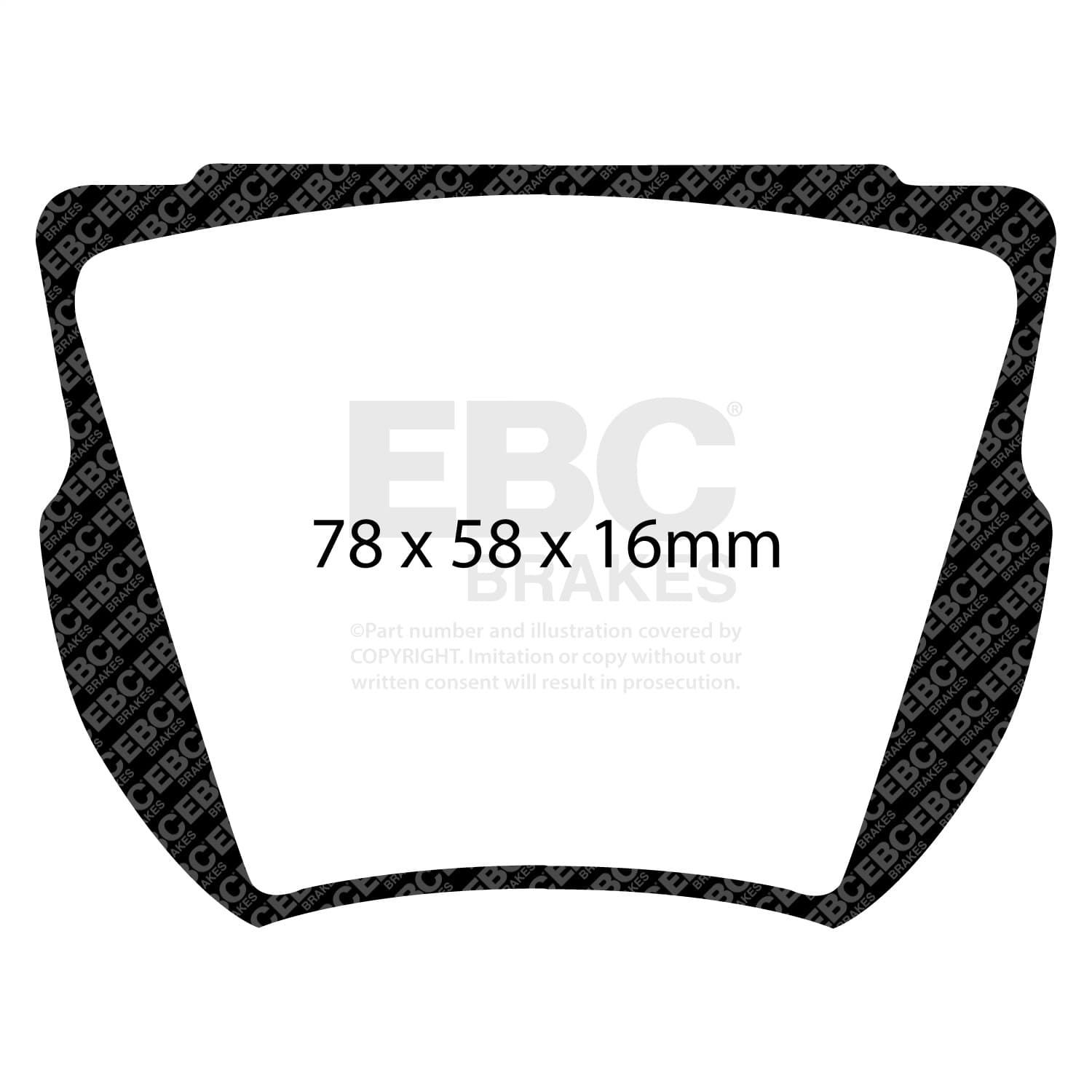 EBC Brakes - DP2134 - Disc Brake Pad image 2