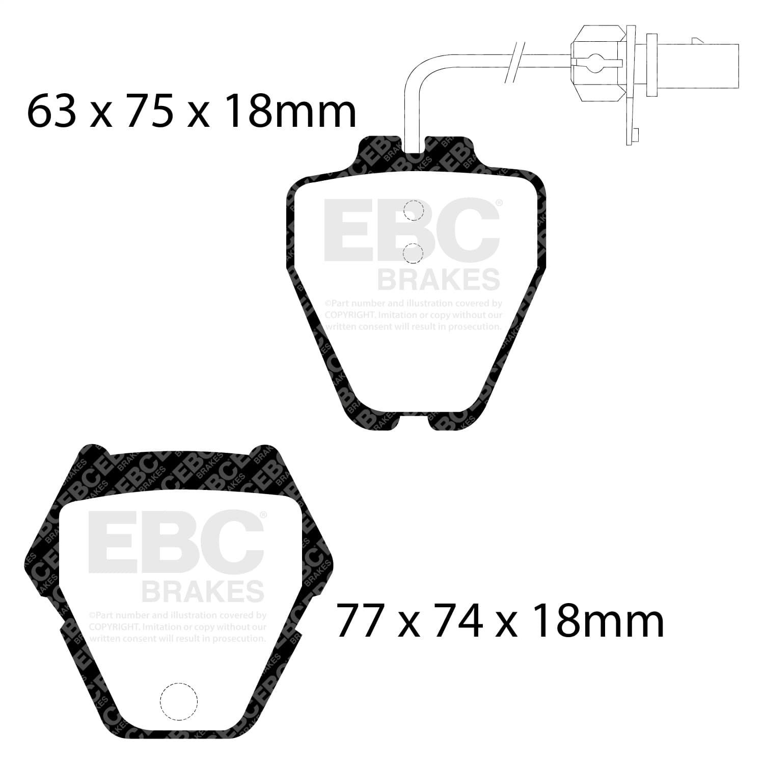 EBC Brakes - DP31348C - Disc Brake Pad image 5
