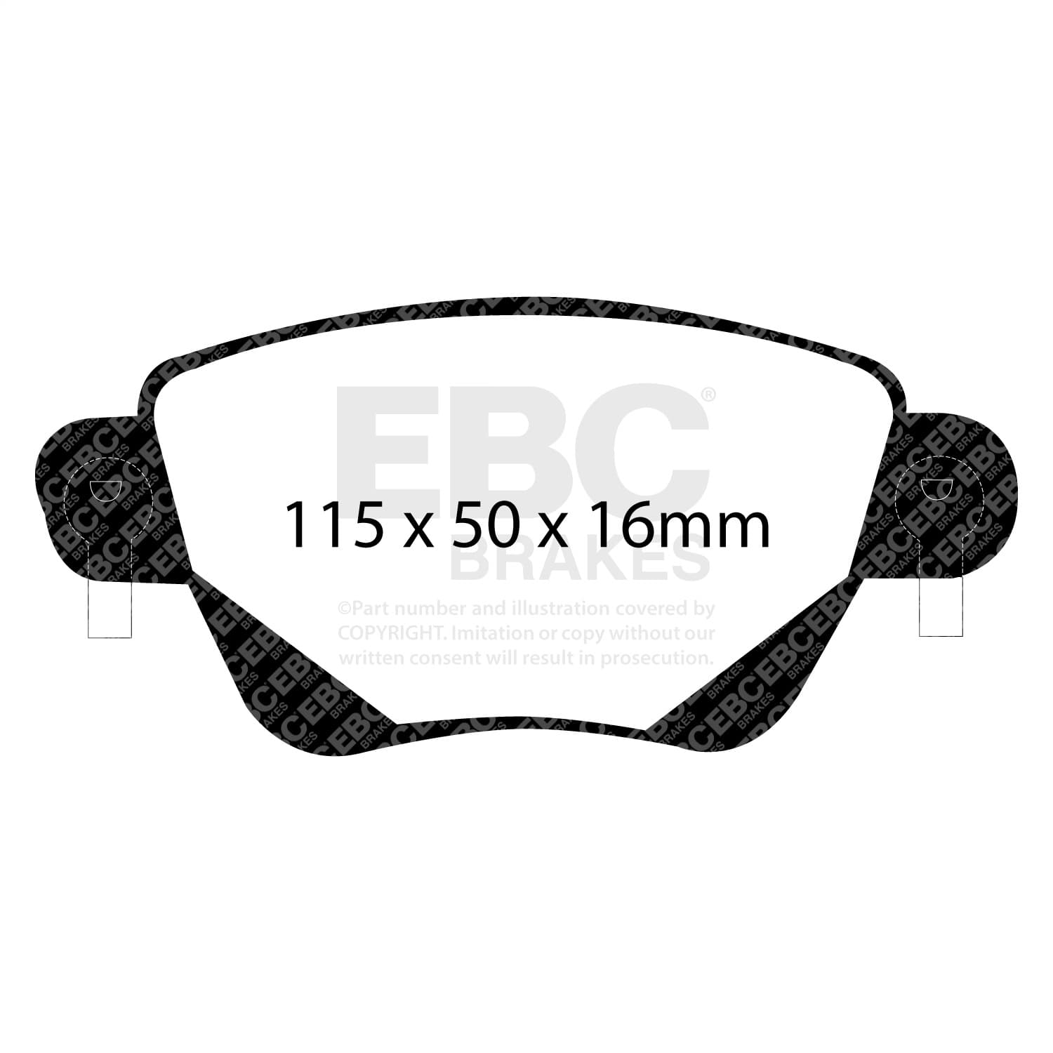 EBC Brakes - DP31350C - Disc Brake Pad image 4