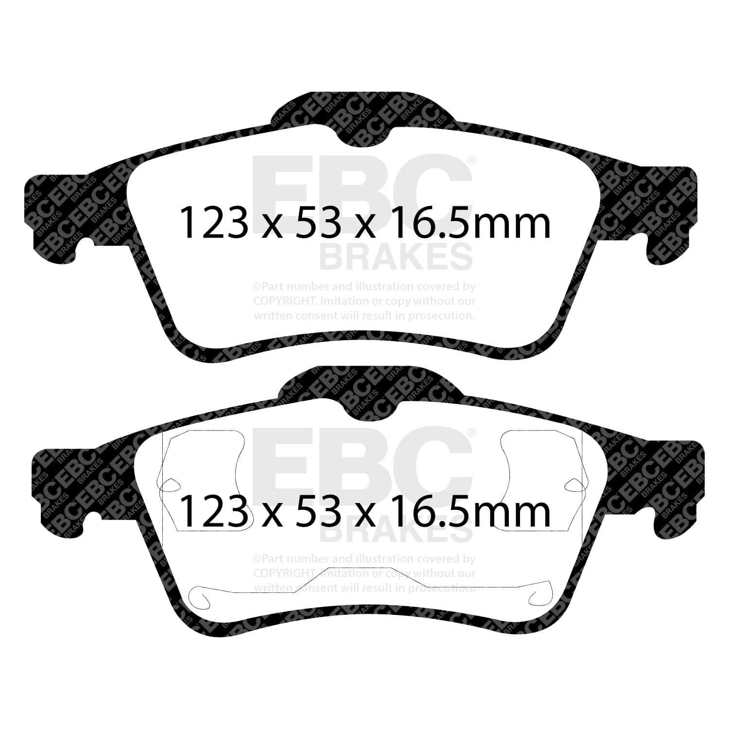 EBC Brakes - DP31354C - Disc Brake Pad image 2