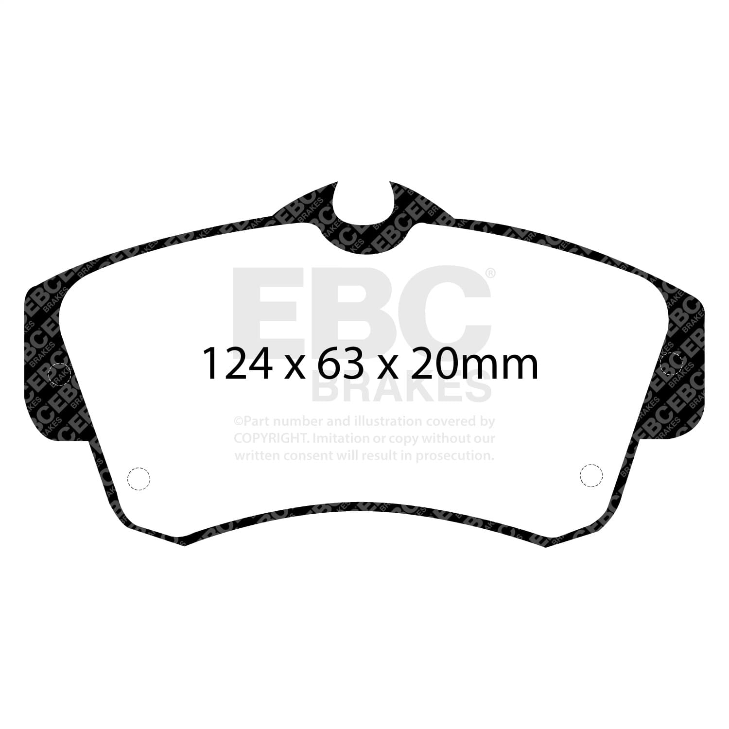 EBC Brakes - DP31357C - Disc Brake Pad image 1