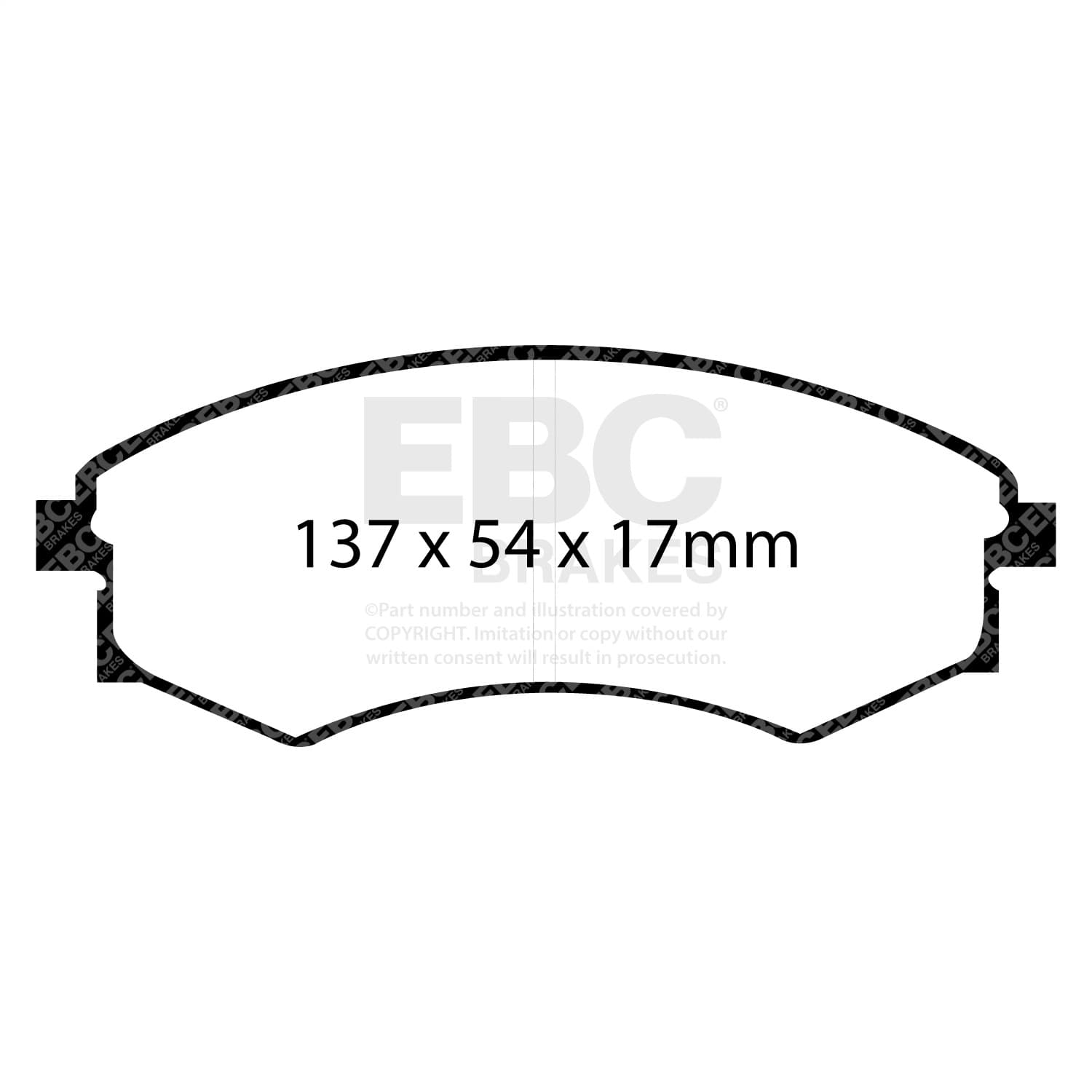EBC Brakes - DP51358NDX - Disc Brake Pad image 2