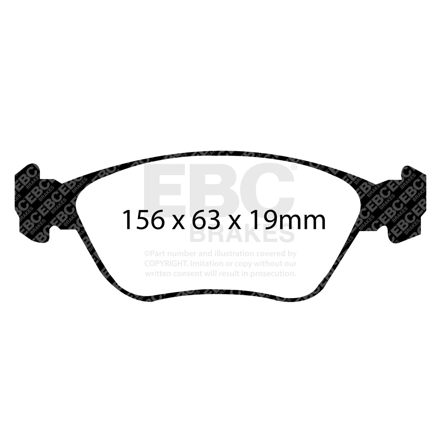 EBC Brakes - DP31362C - Disc Brake Pad image 1