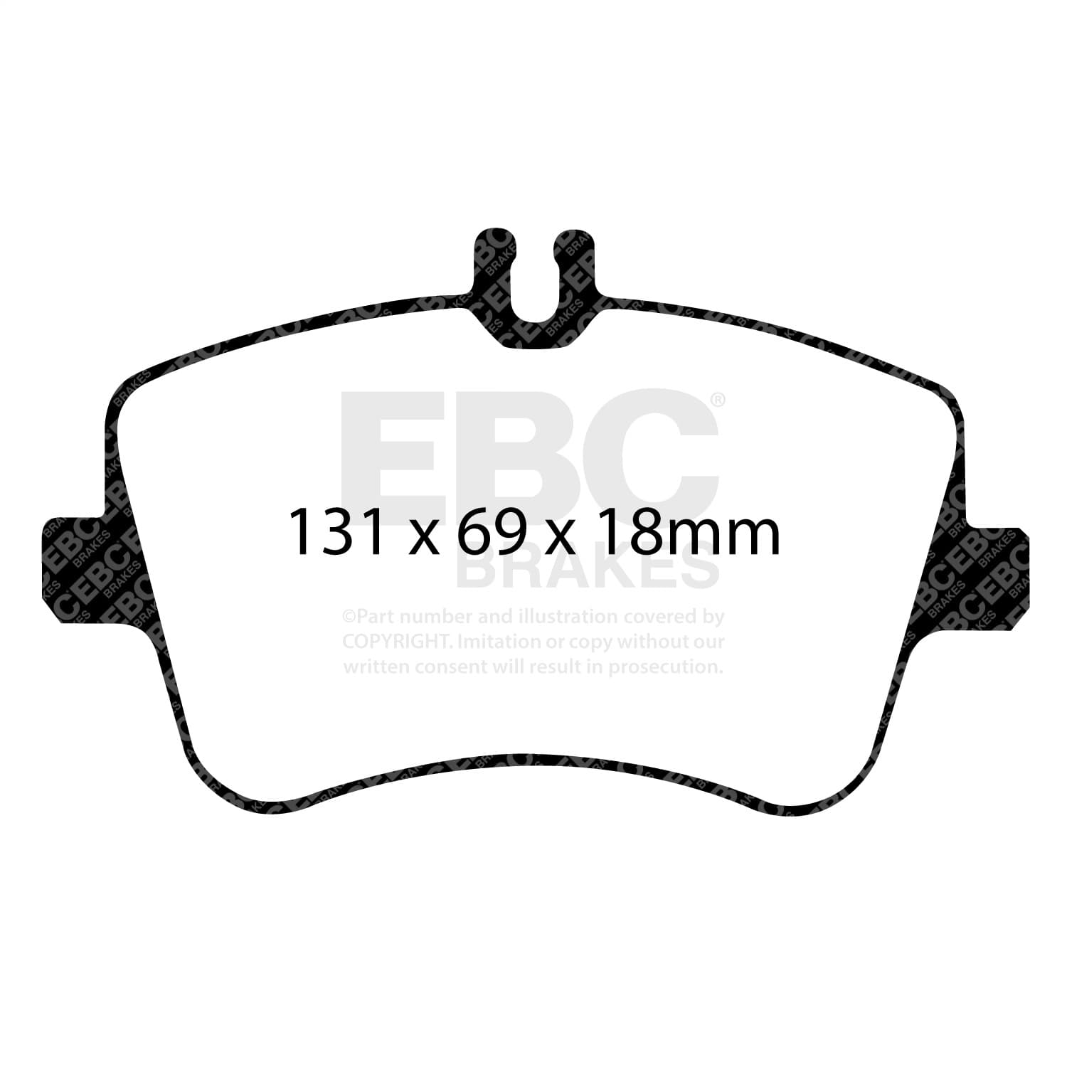EBC Brakes - DP31365C - Disc Brake Pad image 3