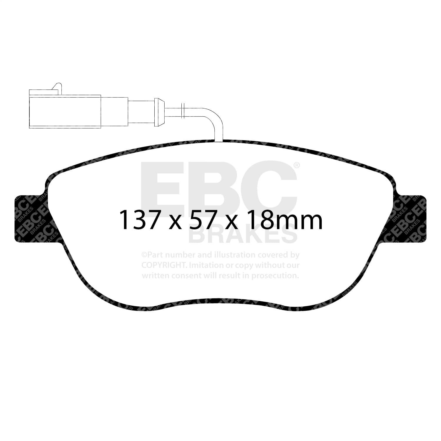 EBC Brakes - DP21383 - Disc Brake Pad image 6