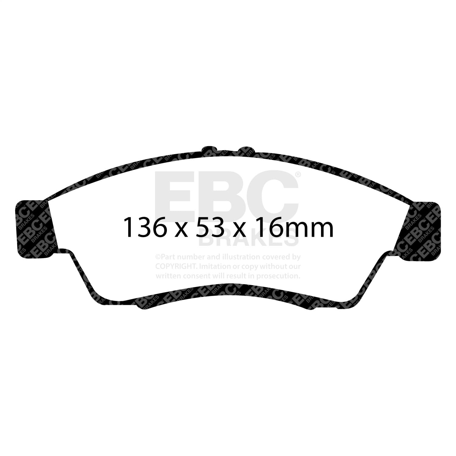 EBC Brakes - DP21390 - Disc Brake Pad image 5