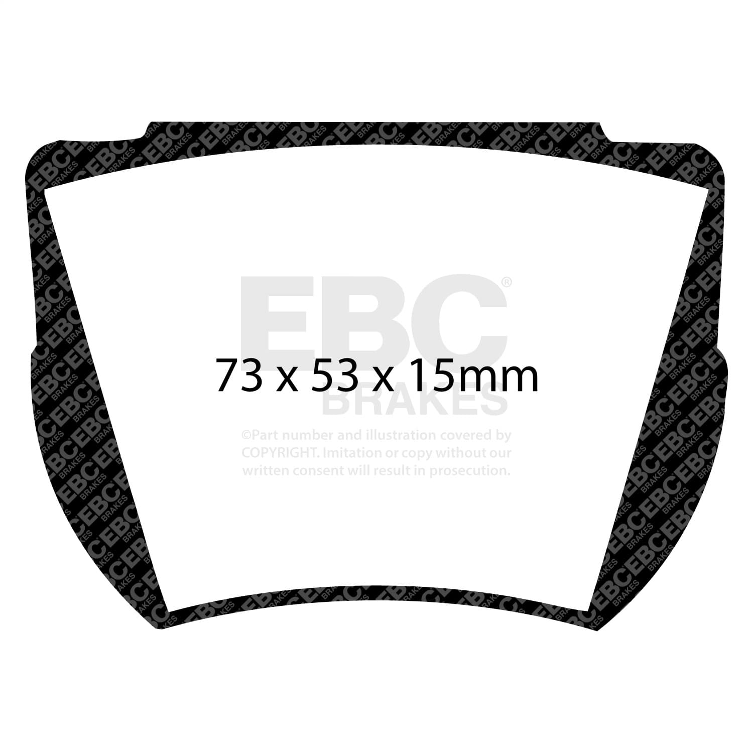 EBC Brakes - DP4141R - Disc Brake Pad image 2