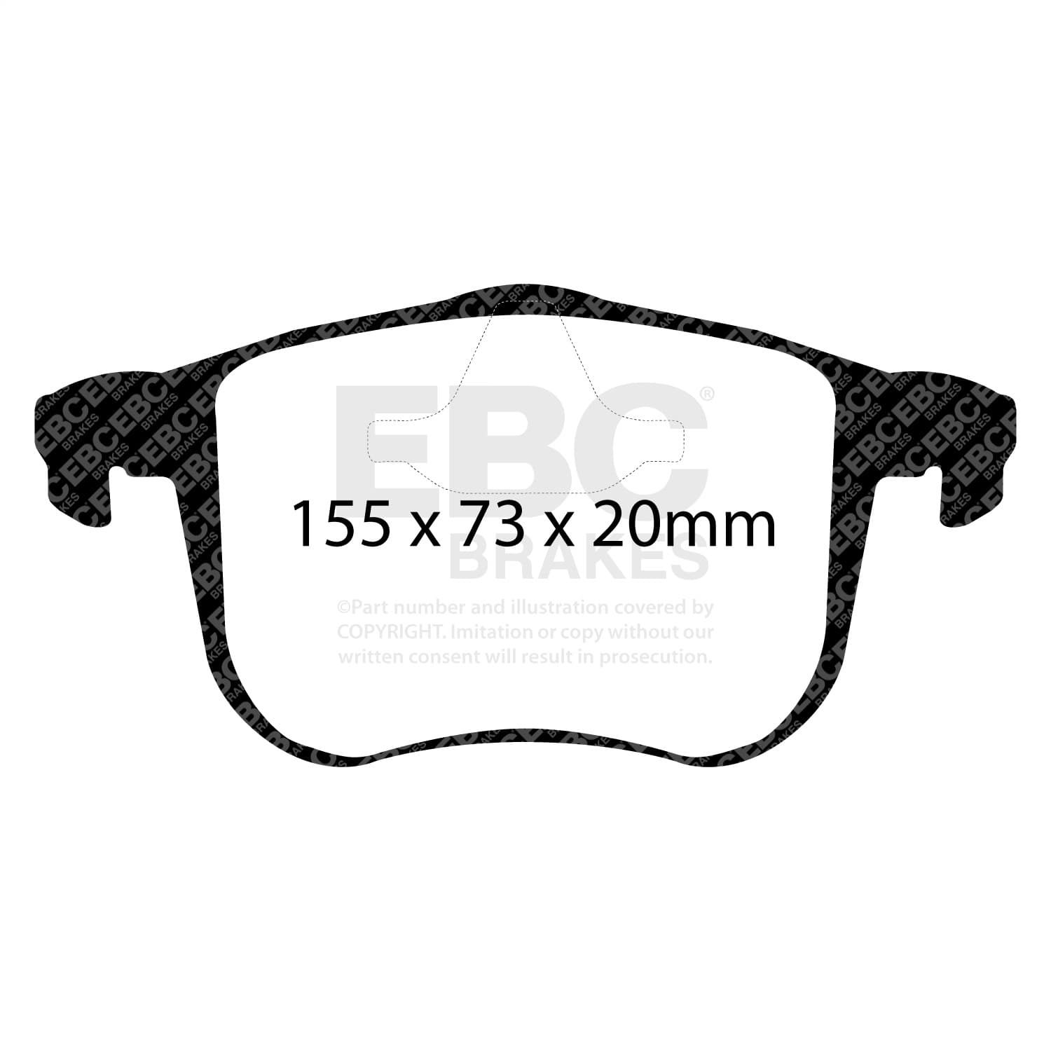 EBC Brakes - DP31416C - Disc Brake Pad image 4