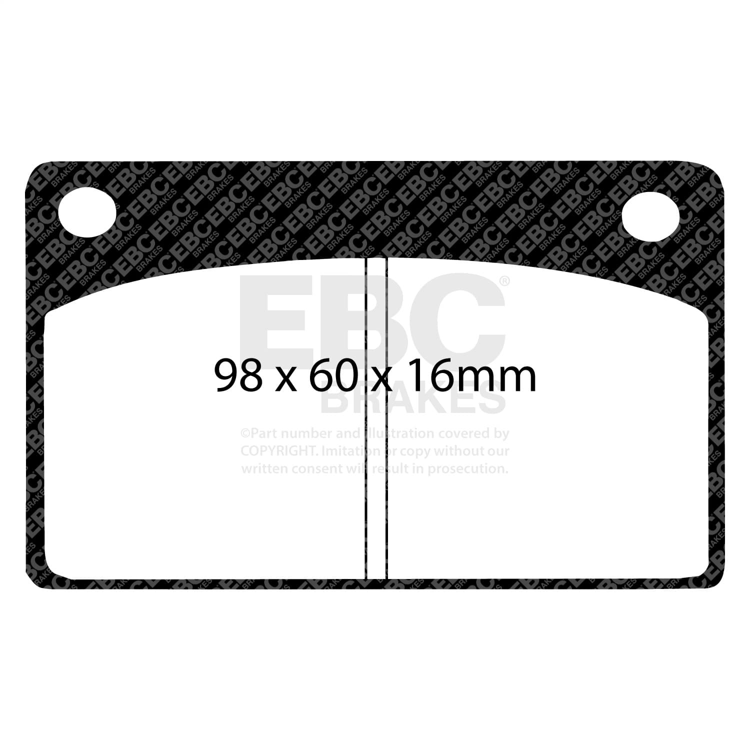EBC Brakes - DP3143C - Disc Brake Pad image 3