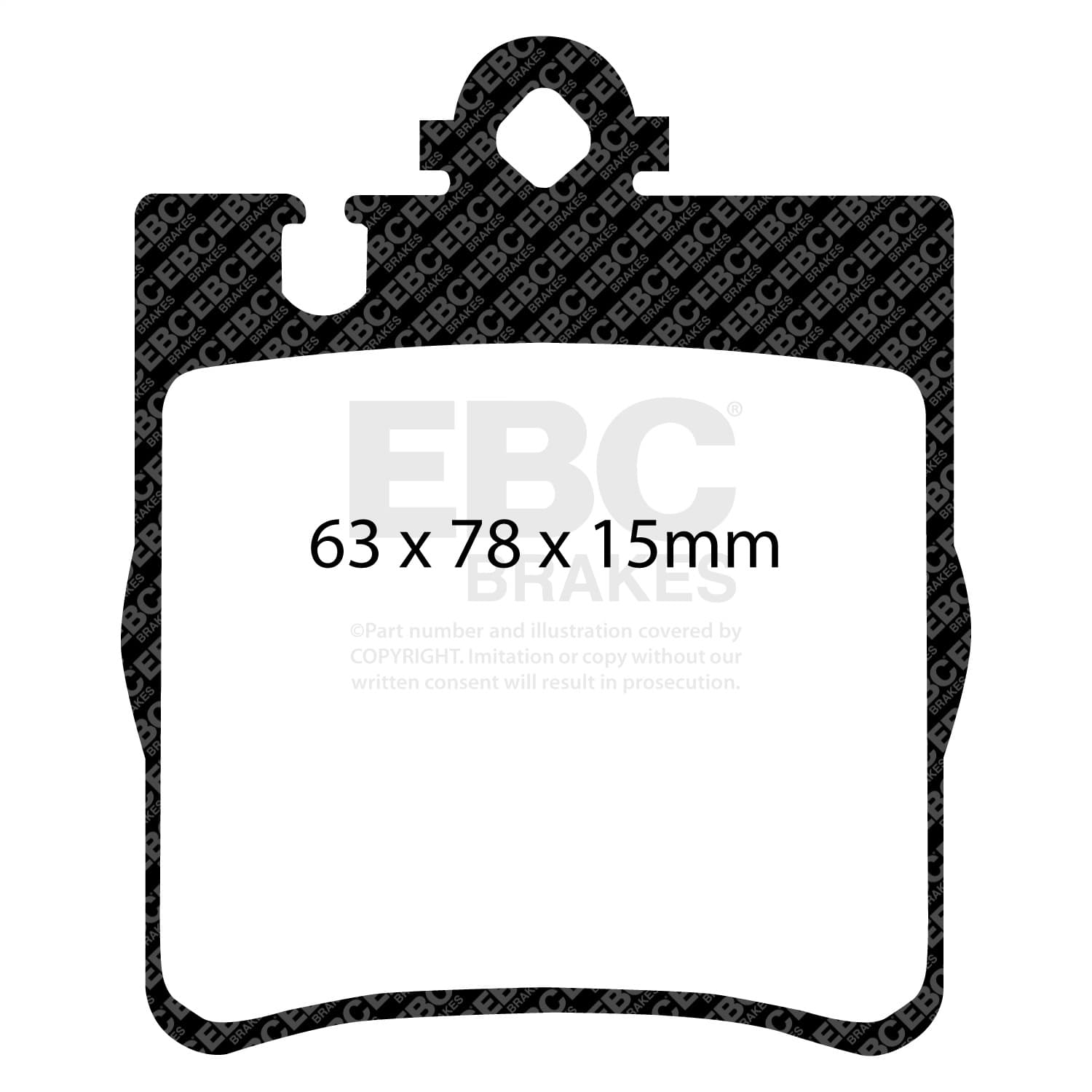 EBC Brakes - DP31441C - Disc Brake Pad image 4