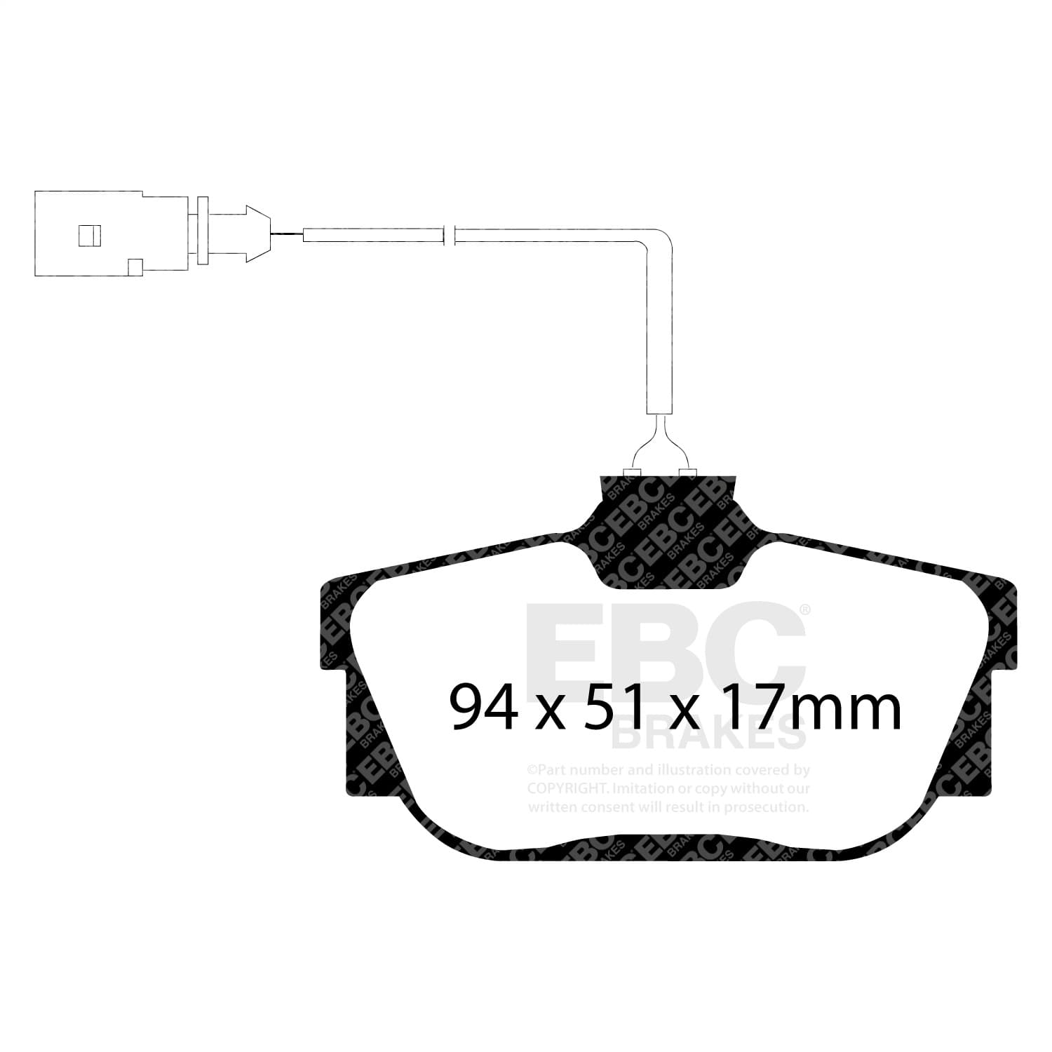 EBC Brakes - UD877 - Disc Brake Pad image 4