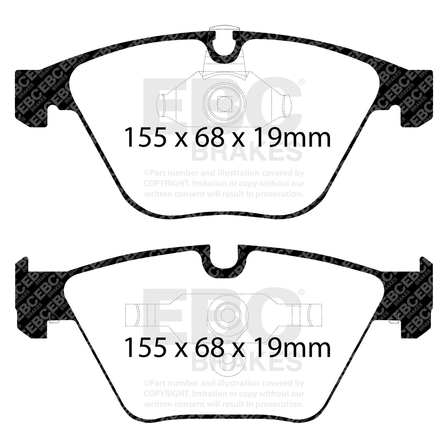 EBC Brakes - DP31449C - Disc Brake Pad image 2